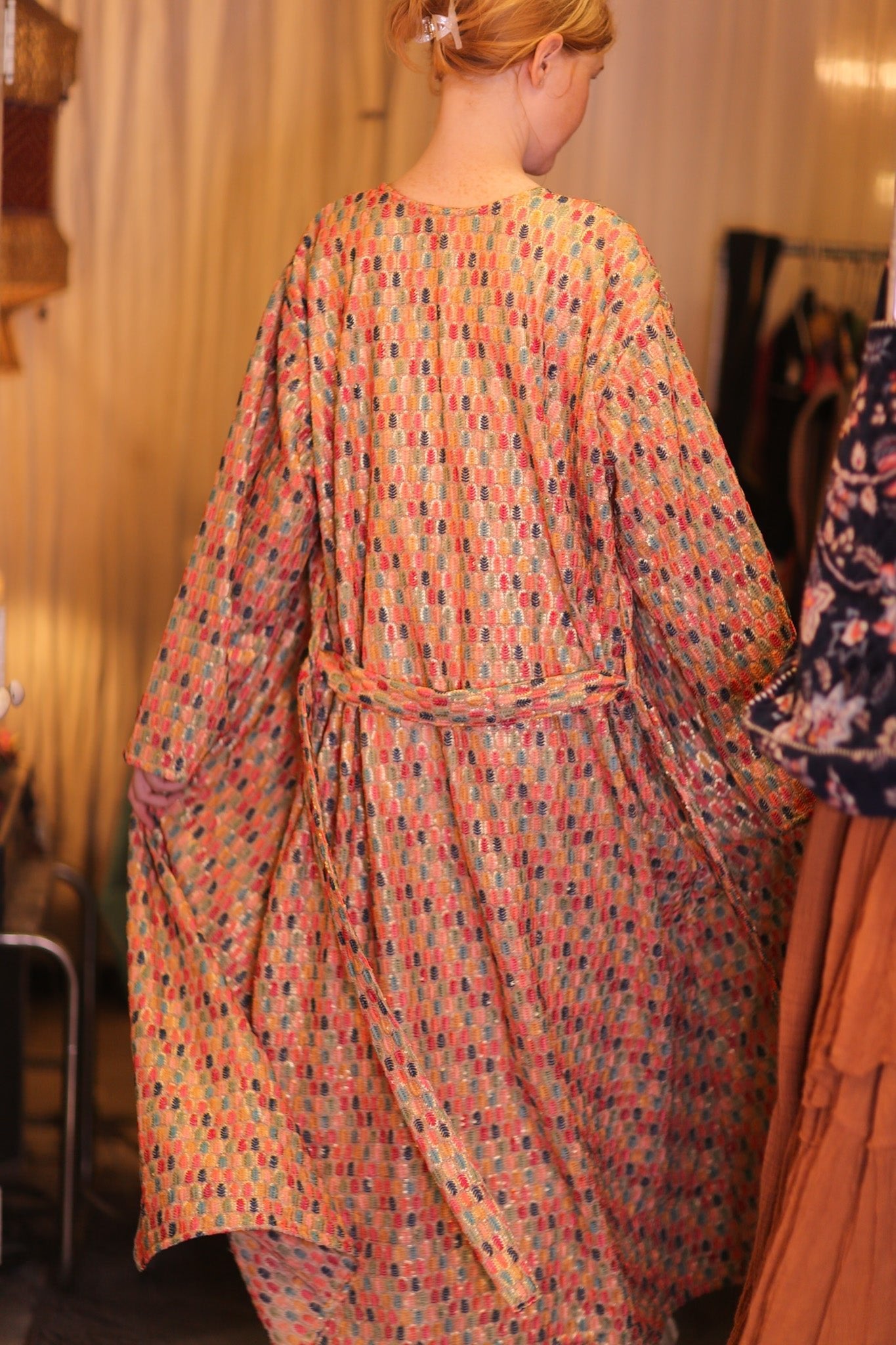 EMBROIDERED SILK KIMONO CONSTANCA BOREA - MOMO STUDIO BERLIN - Berlin Concept Store - sustainable & ethical fashion