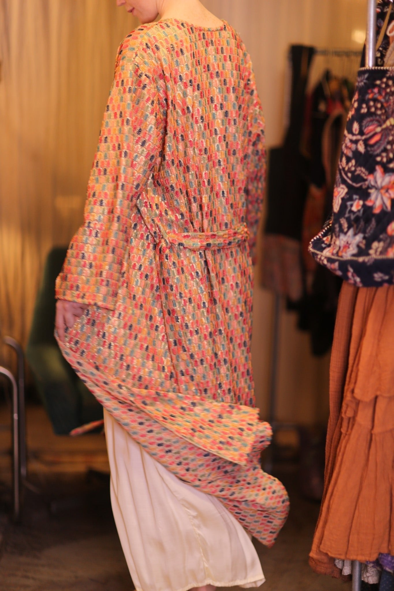 EMBROIDERED SILK KIMONO CONSTANCA BOREA - MOMO STUDIO BERLIN - Berlin Concept Store - sustainable & ethical fashion