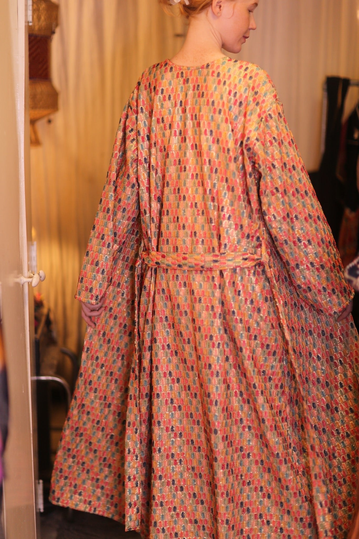 EMBROIDERED SILK KIMONO CONSTANCA BOREA - MOMO STUDIO BERLIN - Berlin Concept Store - sustainable & ethical fashion