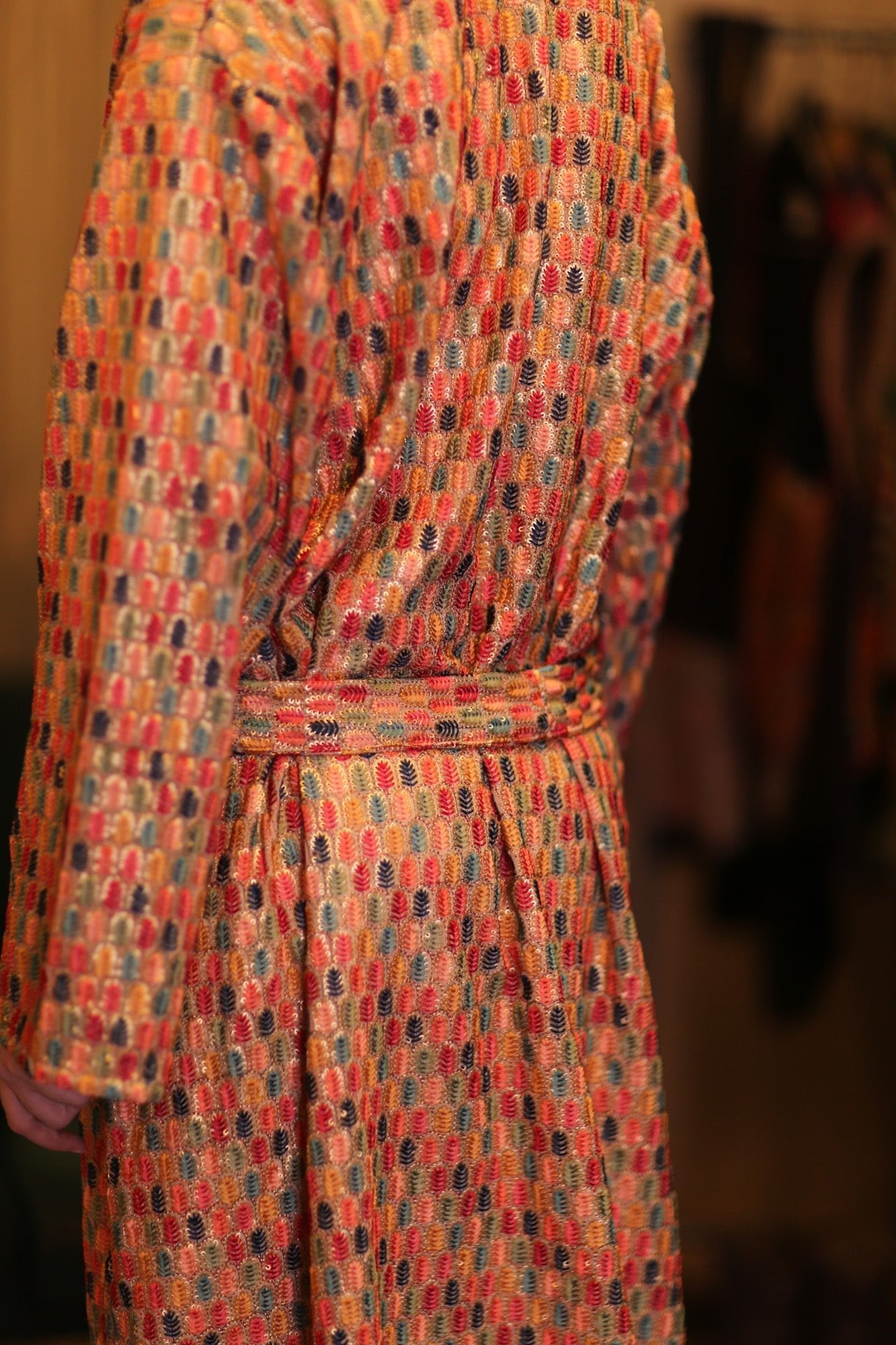 EMBROIDERED SILK KIMONO CONSTANCA BOREA - MOMO STUDIO BERLIN - Berlin Concept Store - sustainable & ethical fashion