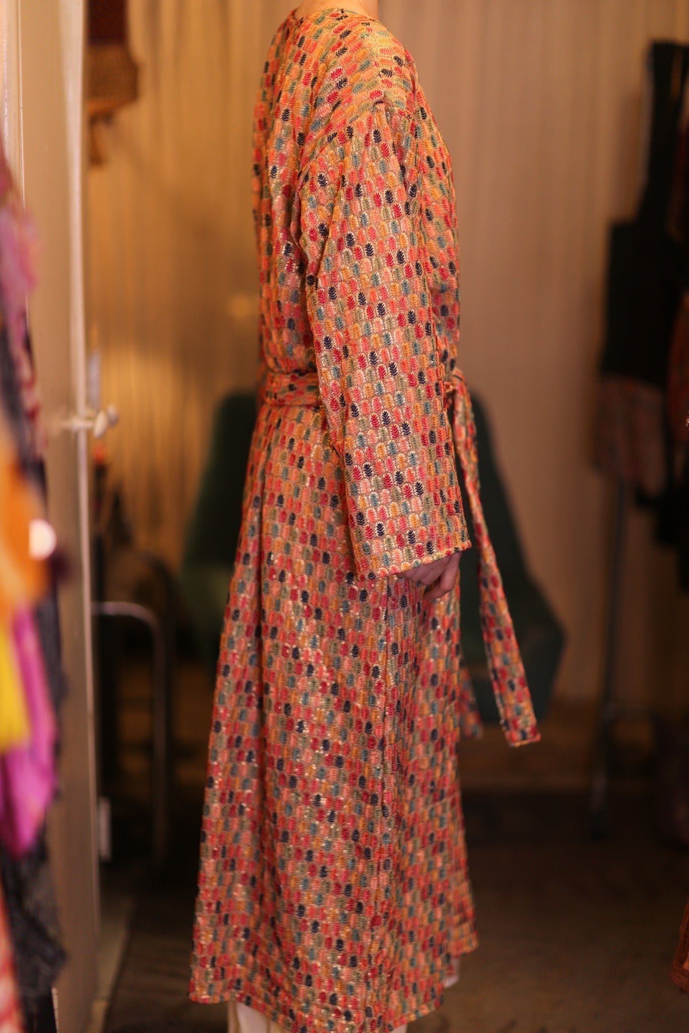EMBROIDERED SILK KIMONO CONSTANCA BOREA - MOMO STUDIO BERLIN - Berlin Concept Store - sustainable & ethical fashion