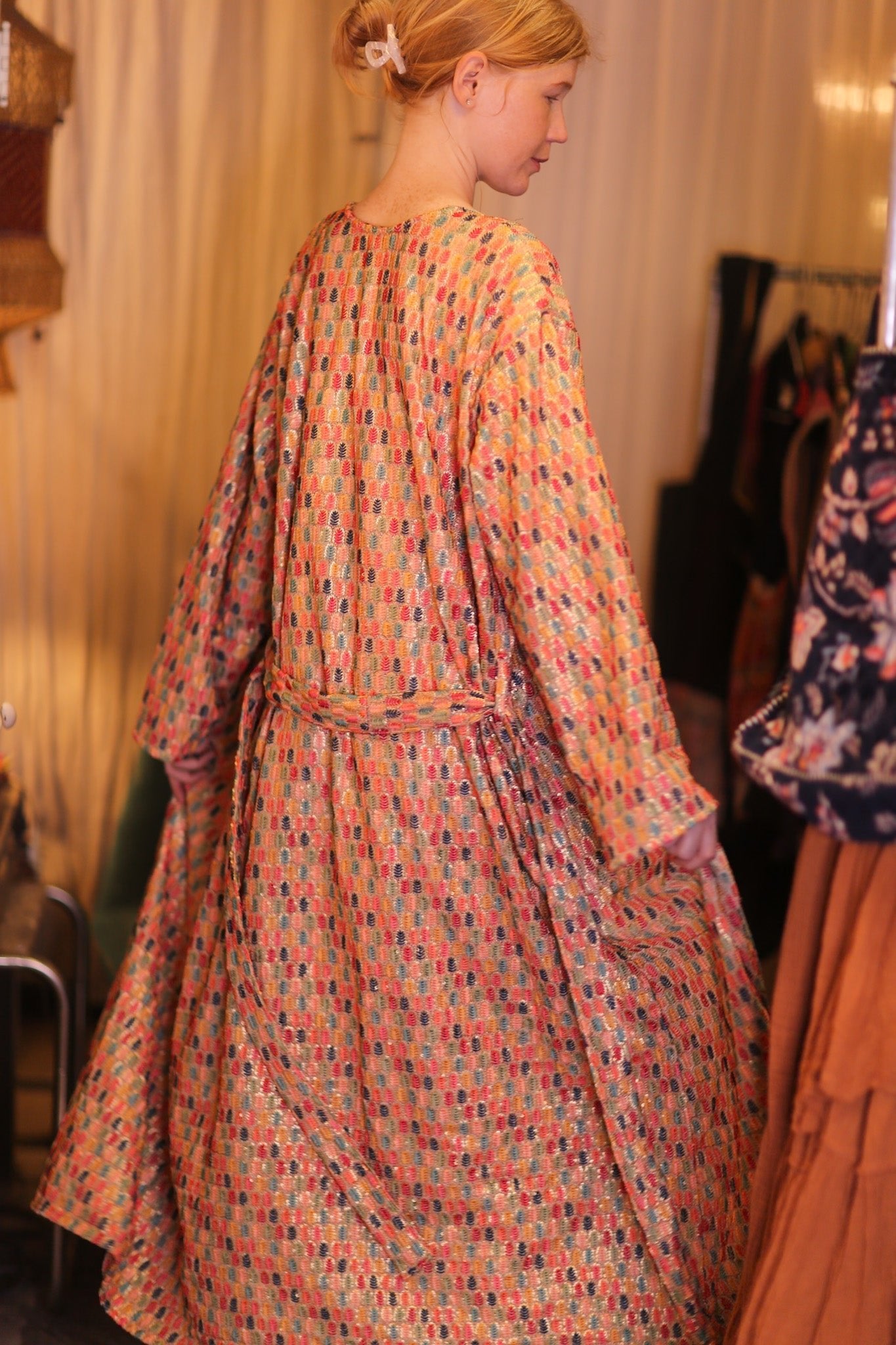 EMBROIDERED SILK KIMONO CONSTANCA BOREA - MOMO STUDIO BERLIN - Berlin Concept Store - sustainable & ethical fashion