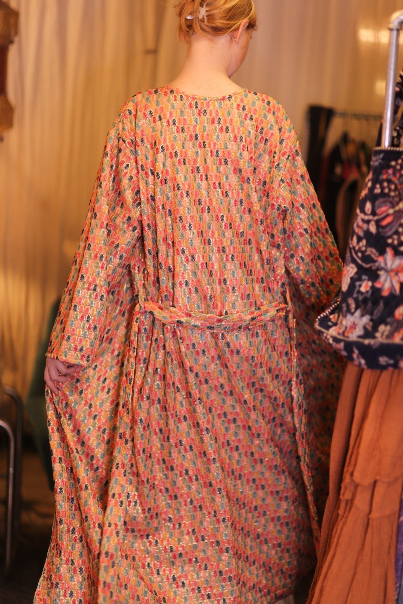 EMBROIDERED SILK KIMONO CONSTANCA BOREA - MOMO STUDIO BERLIN - Berlin Concept Store - sustainable & ethical fashion