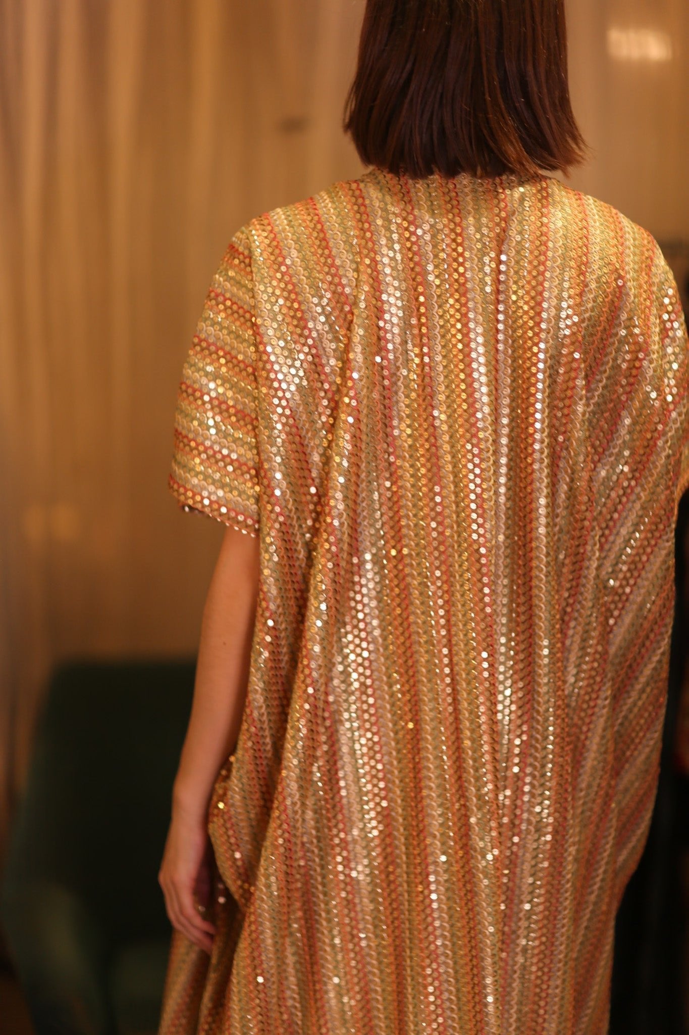 EMBROIDERED SILK LONG KIMONO KRIST - MOMO STUDIO BERLIN - Berlin Concept Store - sustainable & ethical fashion