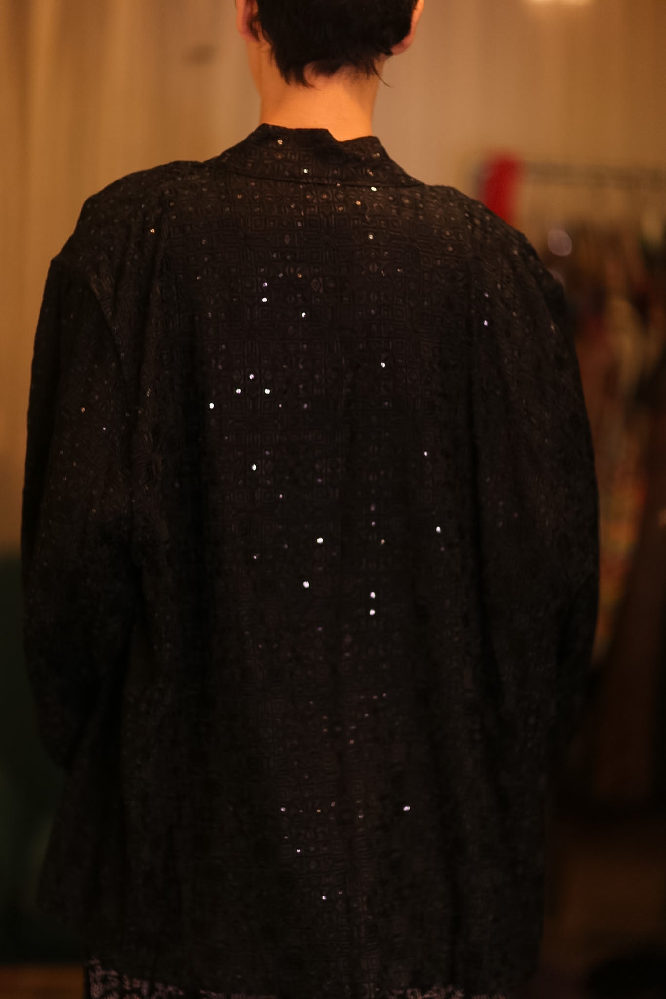 EMBROIDERED SILK SHORT KIMONO MAHUYAR - MOMO STUDIO BERLIN - Berlin Concept Store - sustainable & ethical fashion