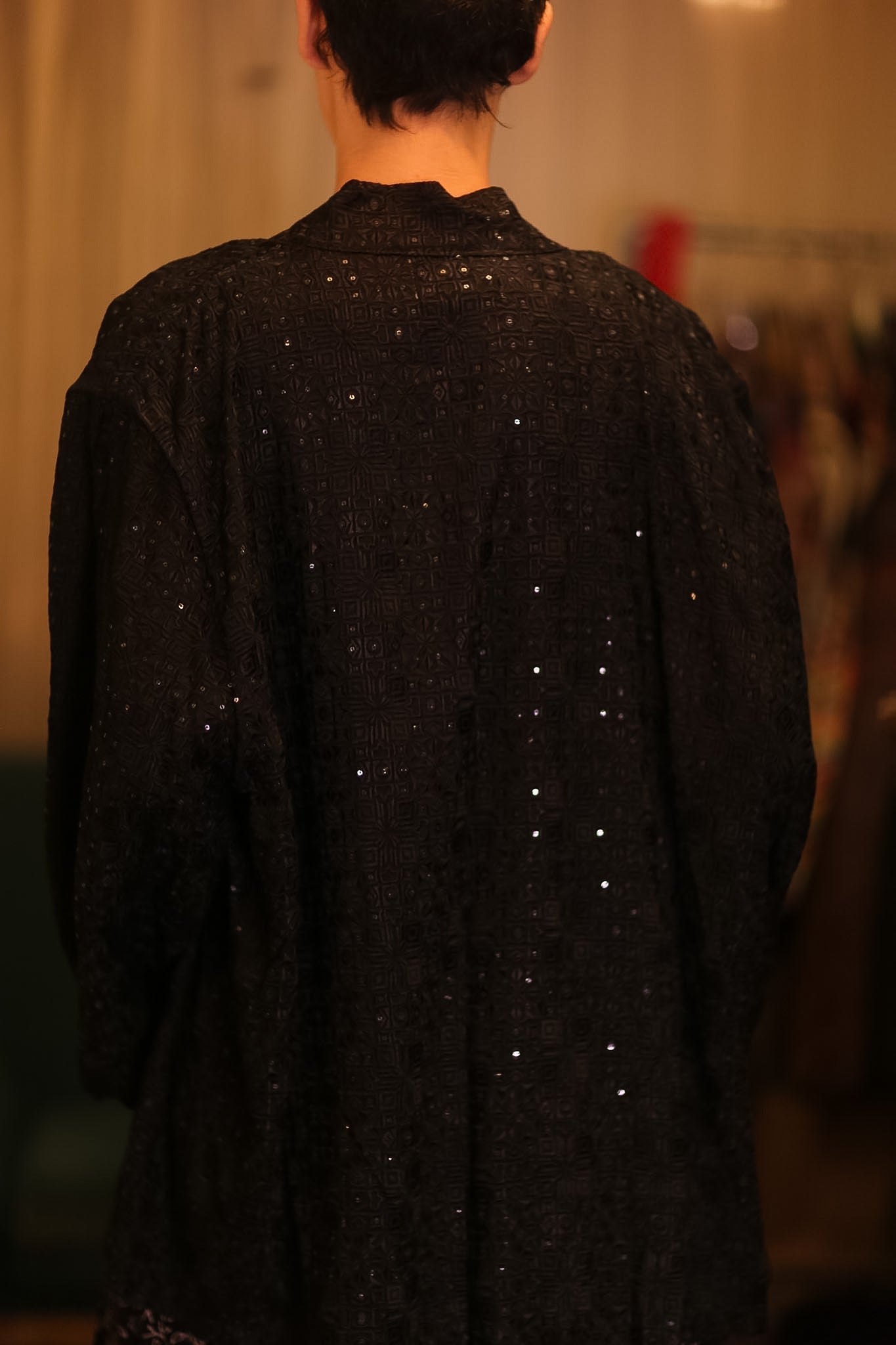 EMBROIDERED SILK SHORT KIMONO MAHUYAR - MOMO STUDIO BERLIN - Berlin Concept Store - sustainable & ethical fashion