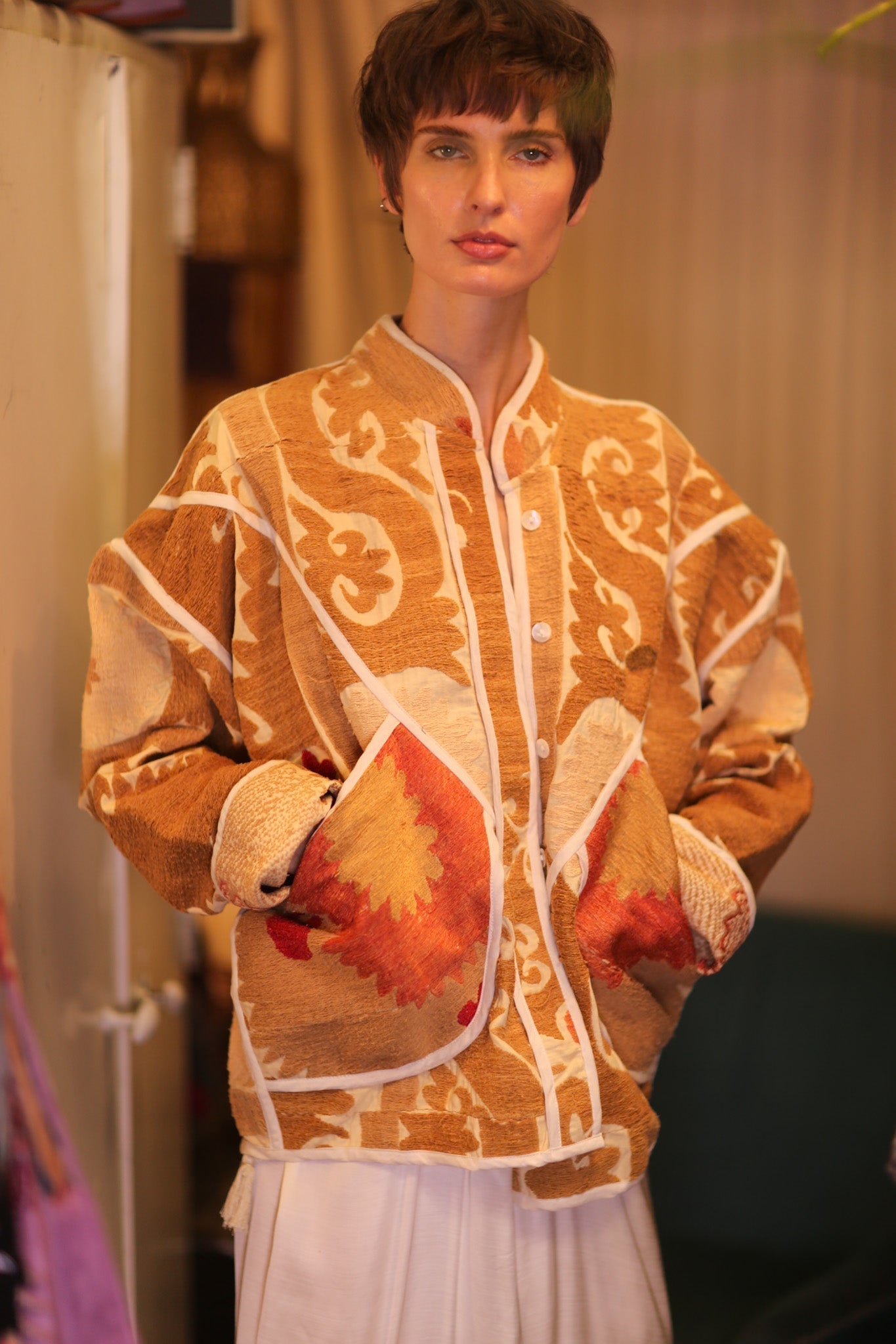 EMBROIDERED SUZANI JACKET FREHLING - MOMO STUDIO BERLIN - Berlin Concept Store - sustainable & ethical fashion