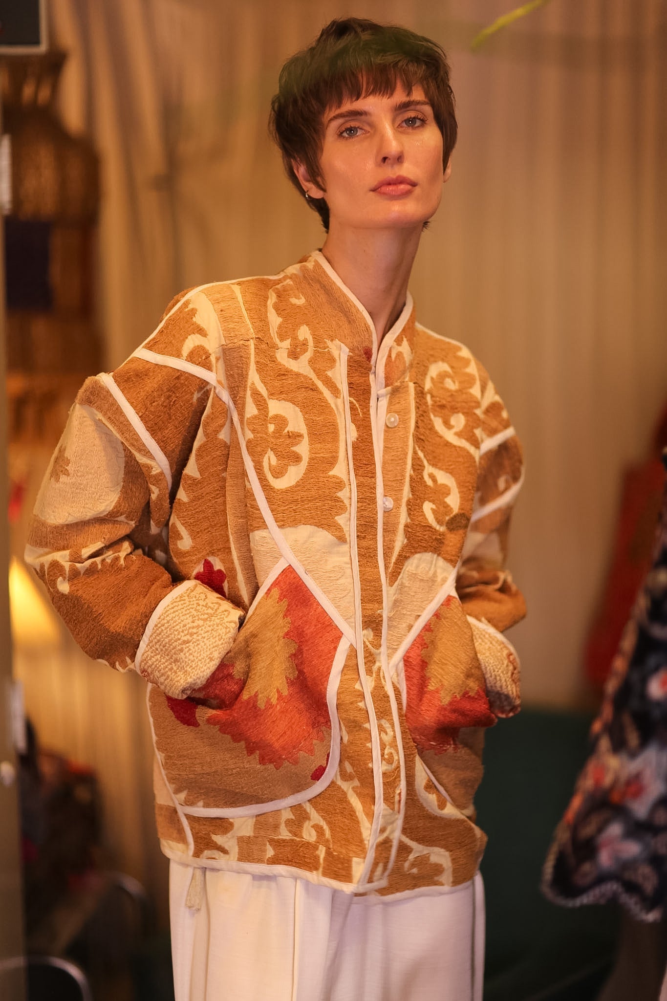 EMBROIDERED SUZANI JACKET FREHLING - MOMO STUDIO BERLIN - Berlin Concept Store - sustainable & ethical fashion