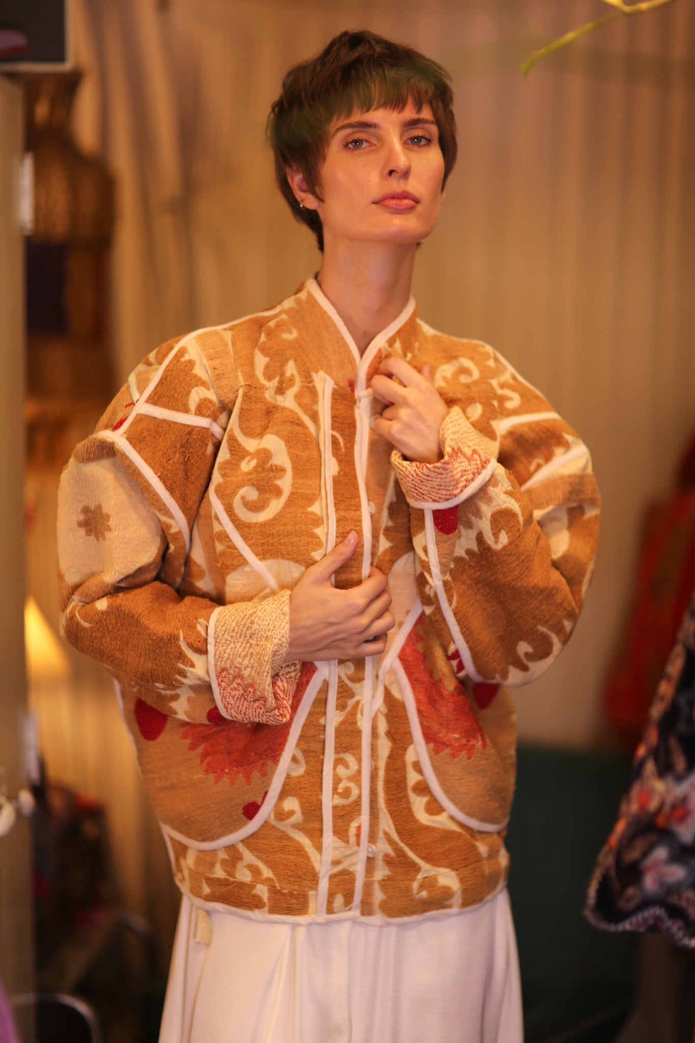 EMBROIDERED SUZANI JACKET FREHLING - MOMO STUDIO BERLIN - Berlin Concept Store - sustainable & ethical fashion