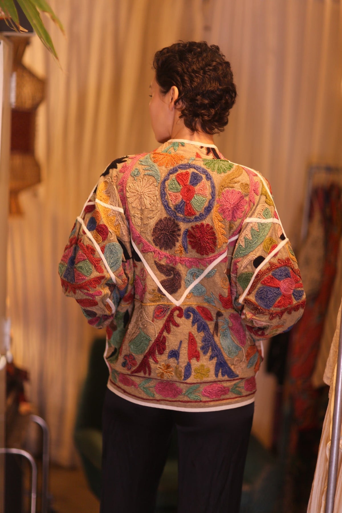 EMBROIDERED SUZANI JACKET HOLY - MOMO STUDIO BERLIN - Berlin Concept Store - sustainable & ethical fashion