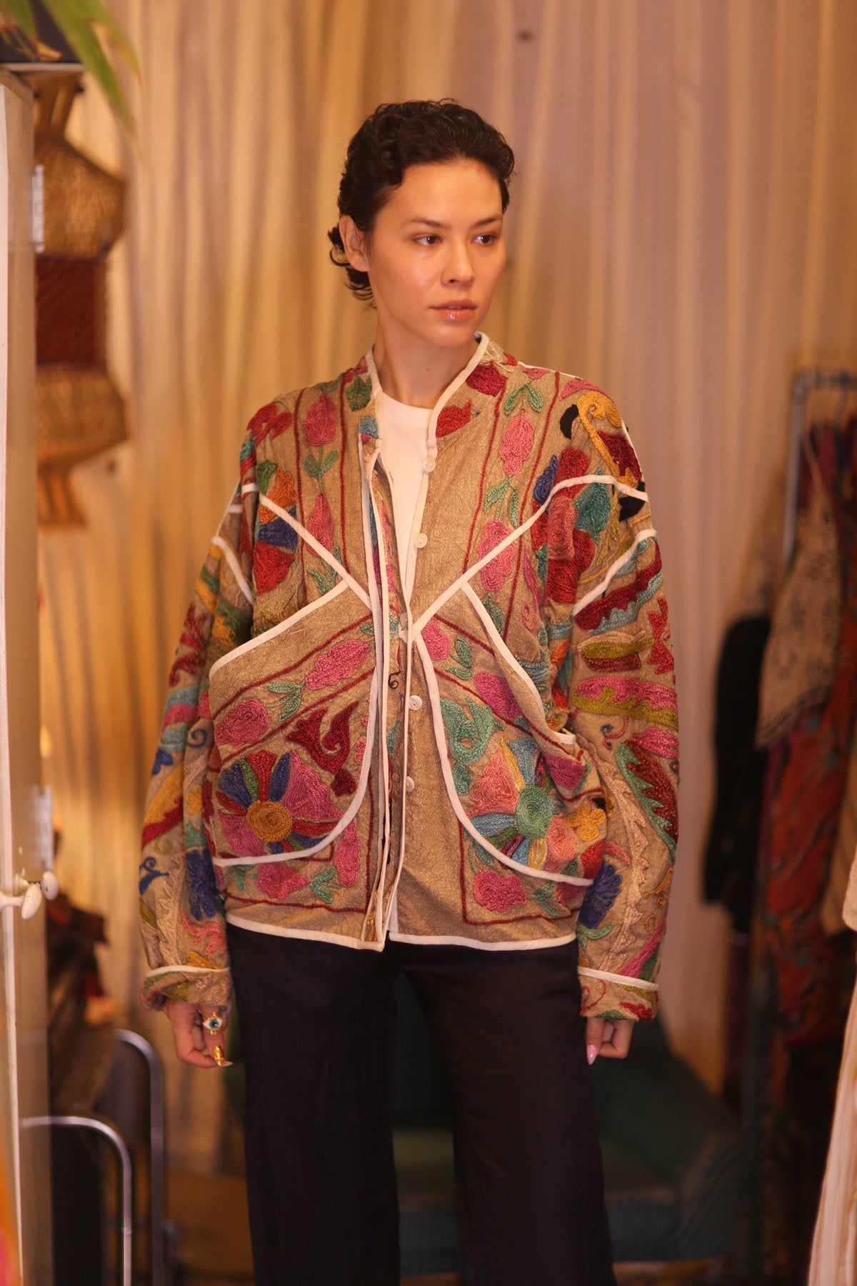 EMBROIDERED SUZANI JACKET HOLY - MOMO STUDIO BERLIN - Berlin Concept Store - sustainable & ethical fashion
