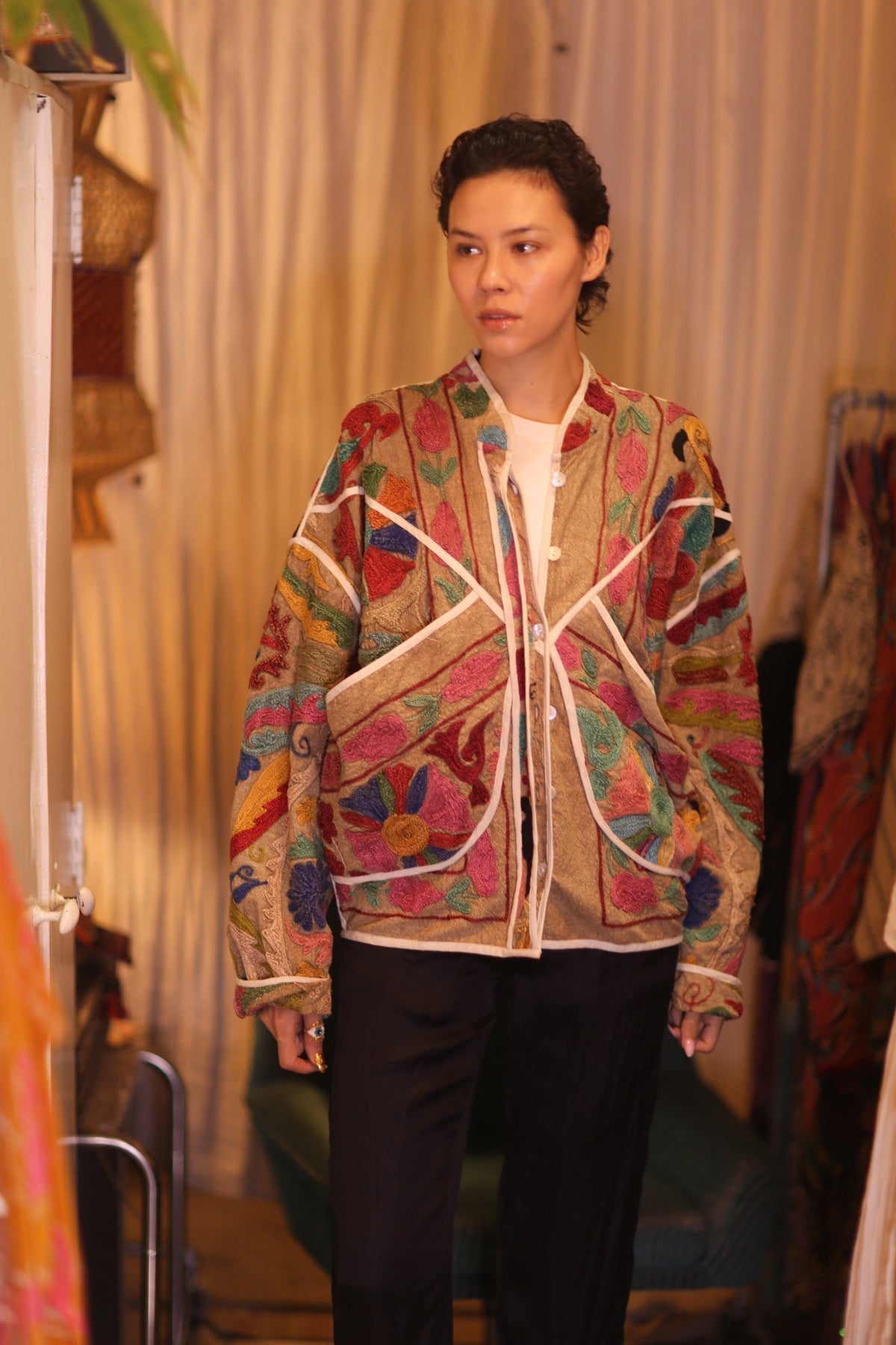EMBROIDERED SUZANI JACKET HOLY - MOMO STUDIO BERLIN - Berlin Concept Store - sustainable & ethical fashion