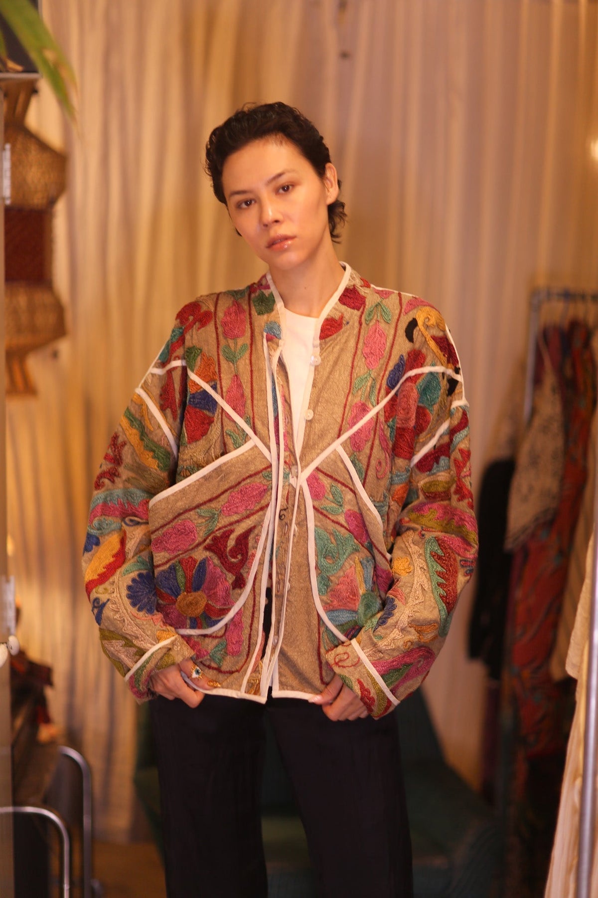 EMBROIDERED SUZANI JACKET HOLY - MOMO STUDIO BERLIN - Berlin Concept Store - sustainable & ethical fashion