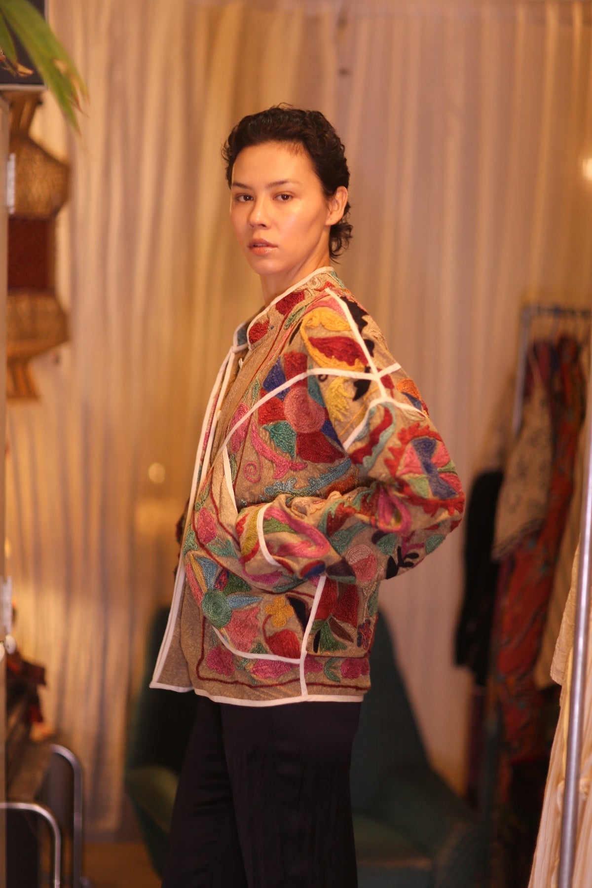EMBROIDERED SUZANI JACKET HOLY - MOMO STUDIO BERLIN - Berlin Concept Store - sustainable & ethical fashion