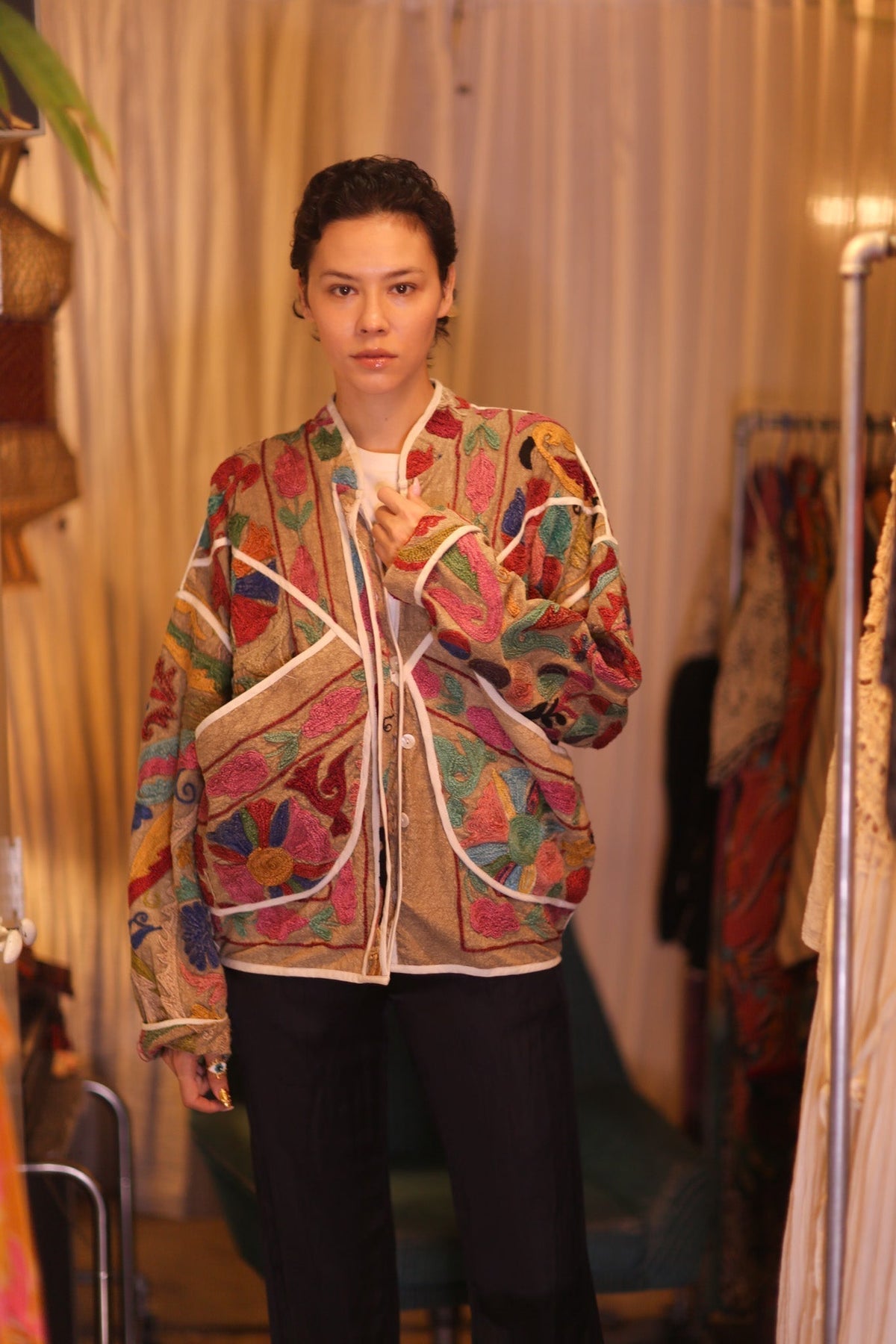 EMBROIDERED SUZANI JACKET HOLY - MOMO STUDIO BERLIN - Berlin Concept Store - sustainable & ethical fashion