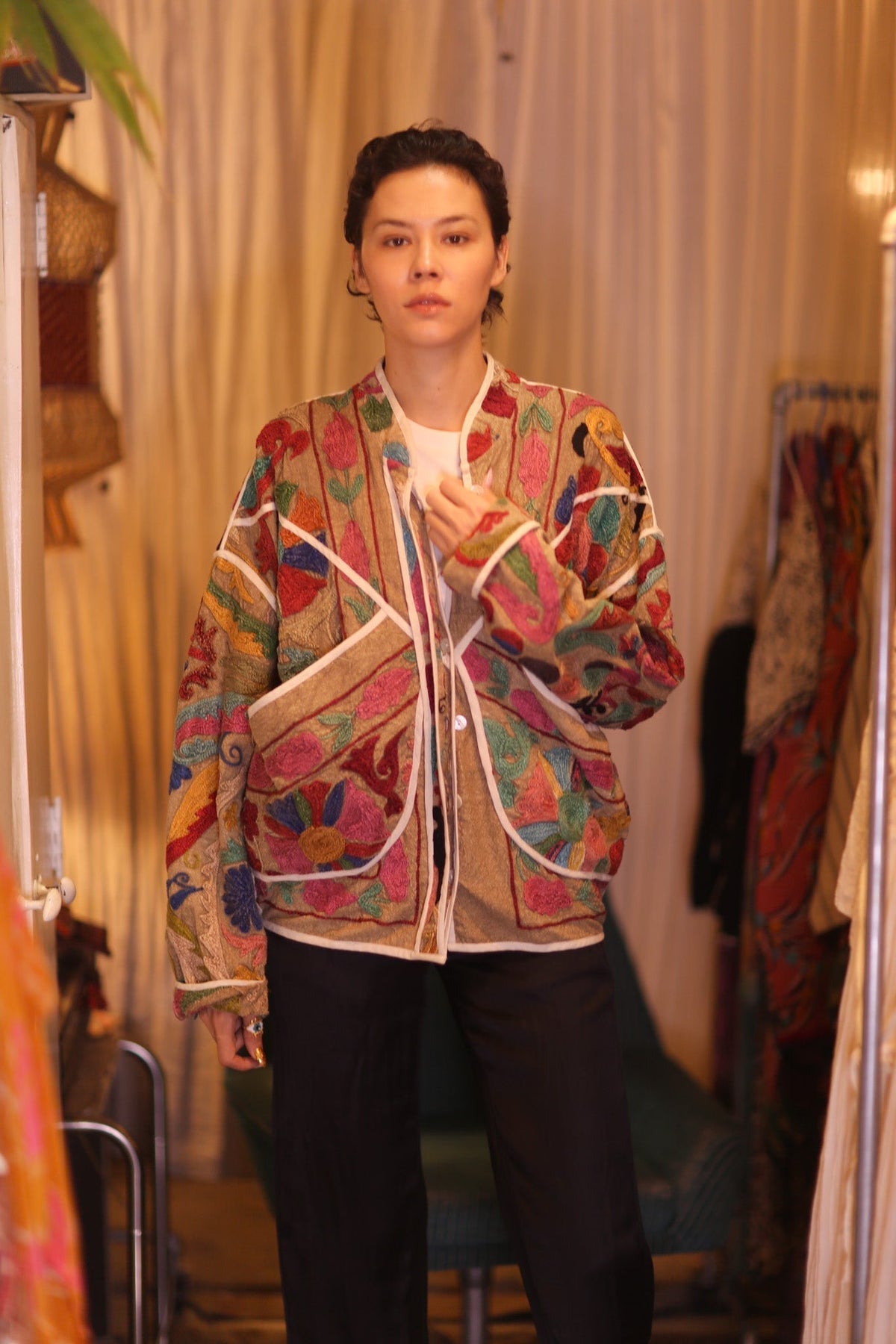 EMBROIDERED SUZANI JACKET HOLY - MOMO STUDIO BERLIN - Berlin Concept Store - sustainable & ethical fashion