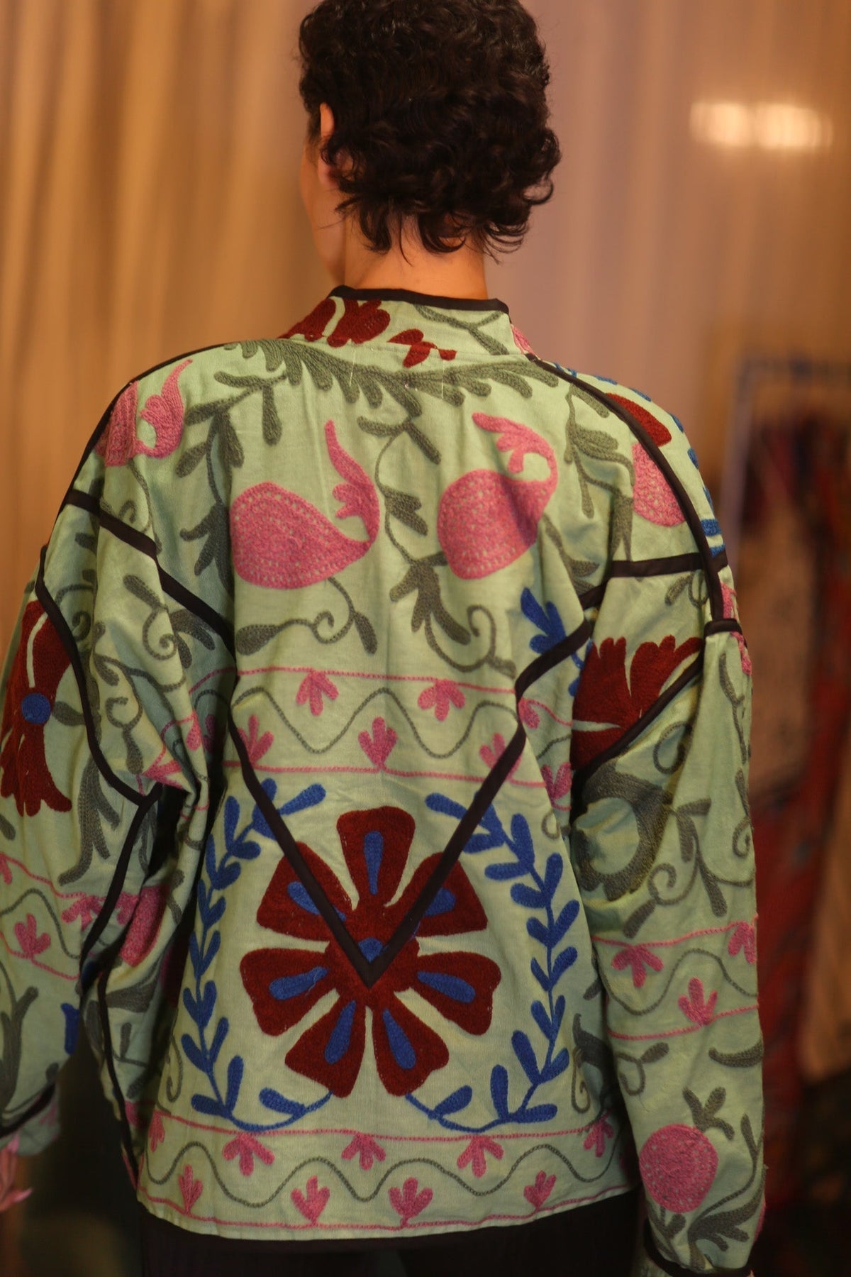 EMBROIDERED SUZANI JACKET MINA - MOMO STUDIO BERLIN - Berlin Concept Store - sustainable & ethical fashion