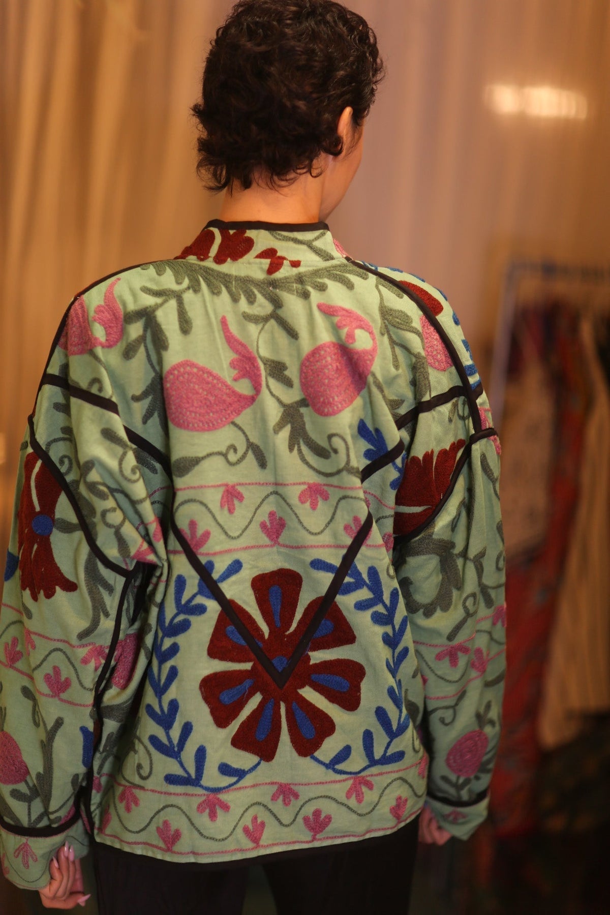 EMBROIDERED SUZANI JACKET MINA - MOMO STUDIO BERLIN - Berlin Concept Store - sustainable & ethical fashion