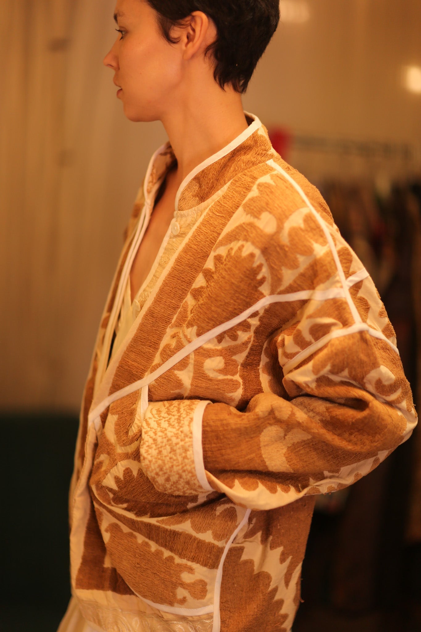 EMBROIDERED SUZANI JACKET PDIN - MOMO STUDIO BERLIN - Berlin Concept Store - sustainable & ethical fashion