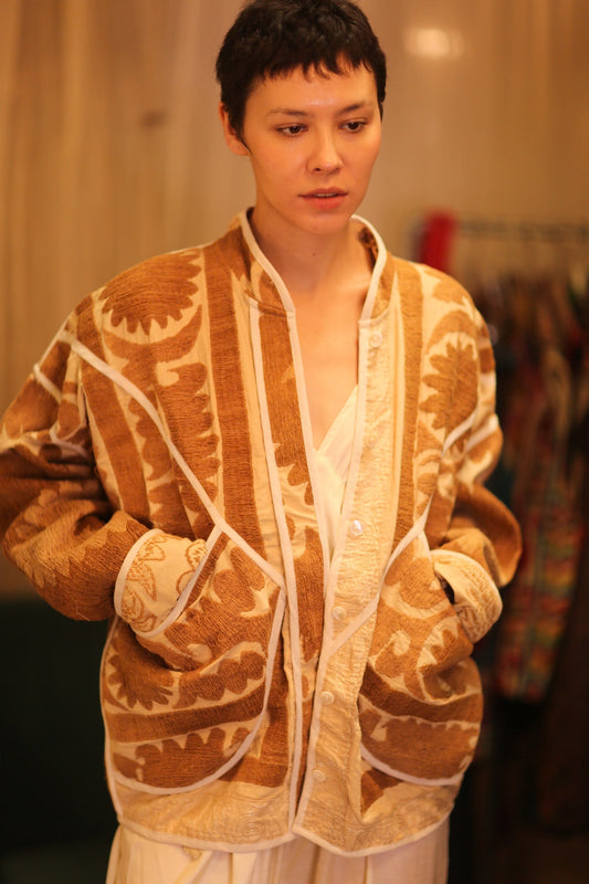 EMBROIDERED SUZANI JACKET PDIN - MOMO STUDIO BERLIN - Berlin Concept Store - sustainable & ethical fashion