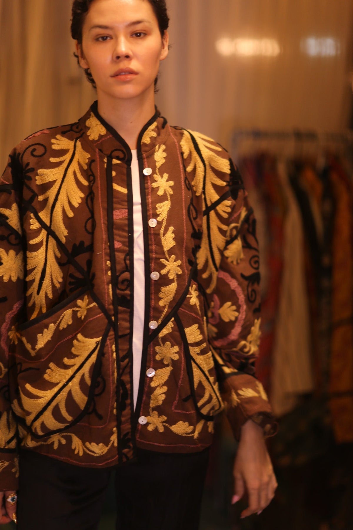 EMBROIDERED SUZANI JACKET SANA - MOMO STUDIO BERLIN - Berlin Concept Store - sustainable & ethical fashion