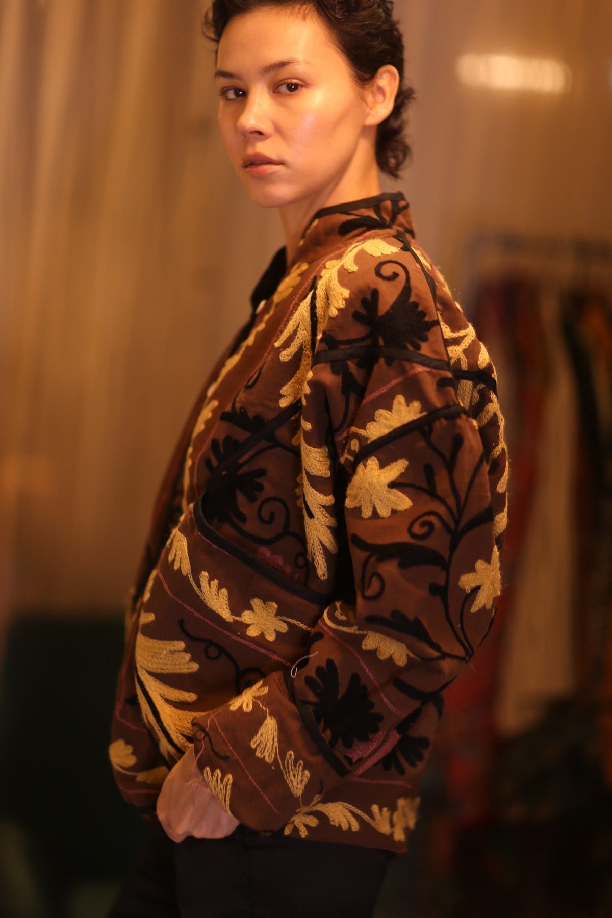 EMBROIDERED SUZANI JACKET SANA - MOMO STUDIO BERLIN - Berlin Concept Store - sustainable & ethical fashion