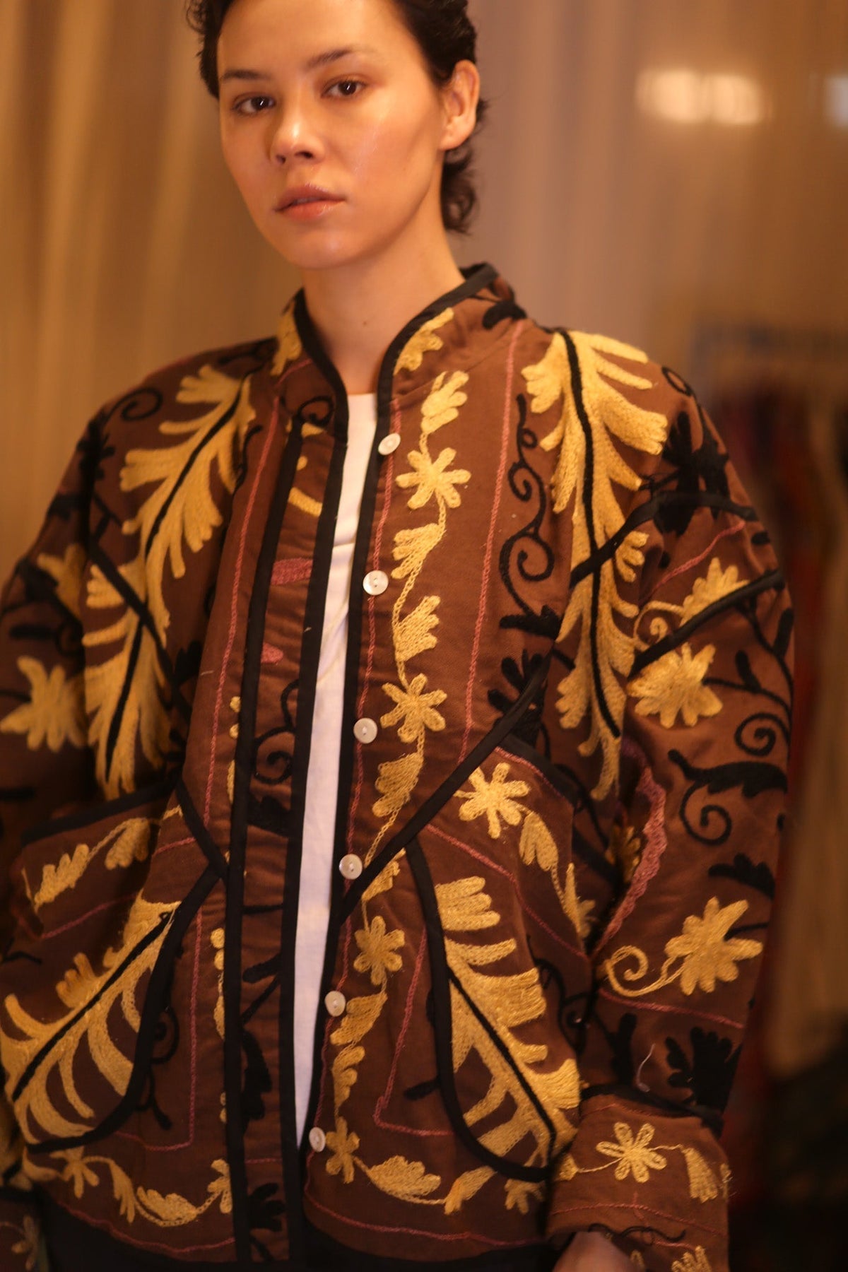 EMBROIDERED SUZANI JACKET SANA - MOMO STUDIO BERLIN - Berlin Concept Store - sustainable & ethical fashion
