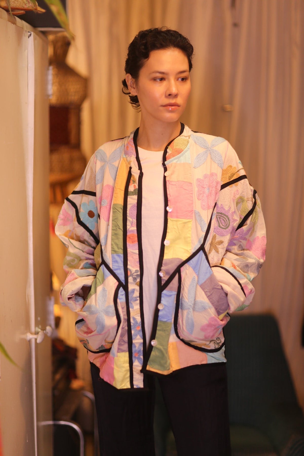 EMBROIDERED SUZANI JACKET THETTANT - MOMO STUDIO BERLIN - Berlin Concept Store - sustainable & ethical fashion