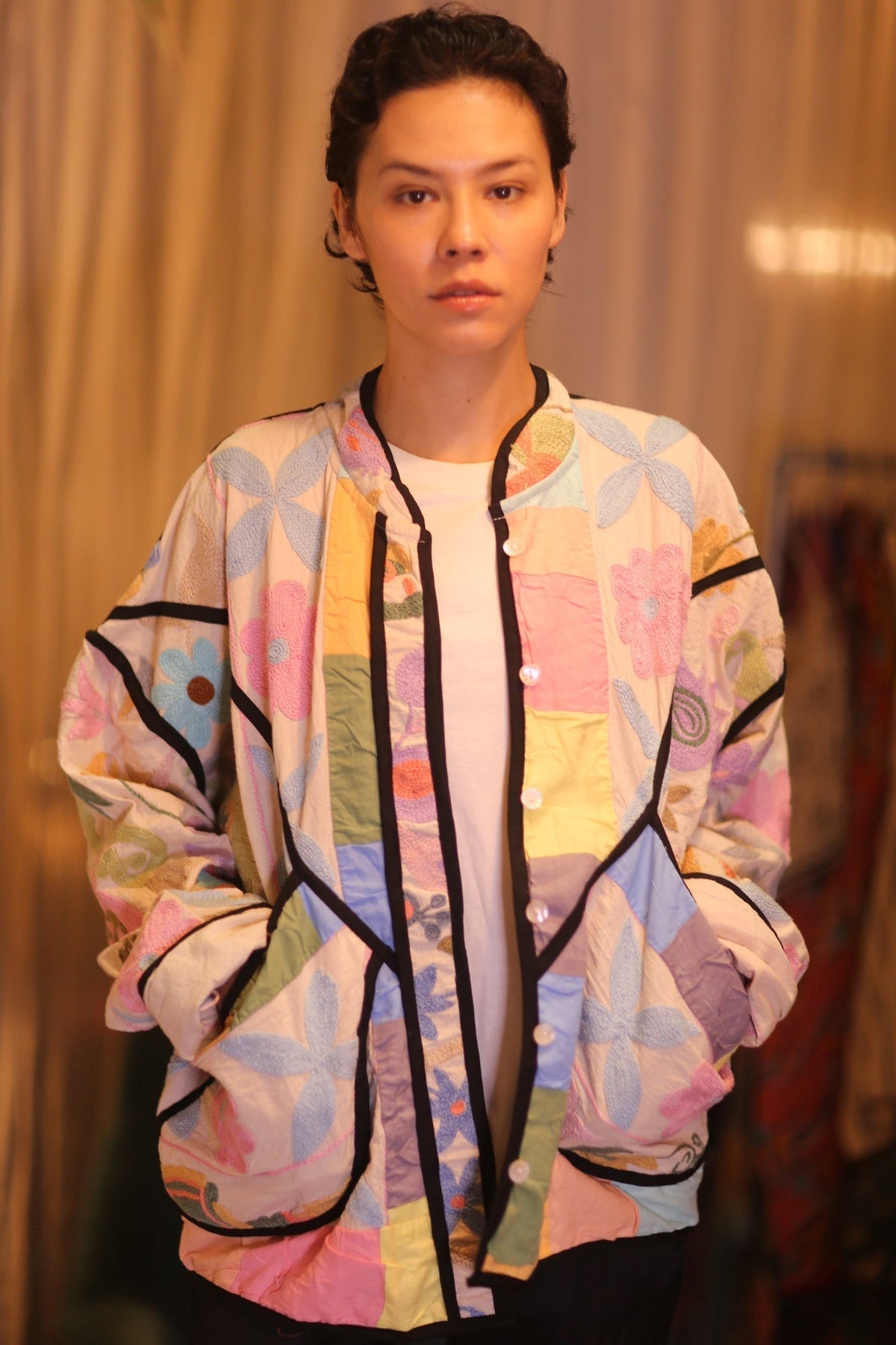 EMBROIDERED SUZANI JACKET THETTANT - MOMO STUDIO BERLIN - Berlin Concept Store - sustainable & ethical fashion