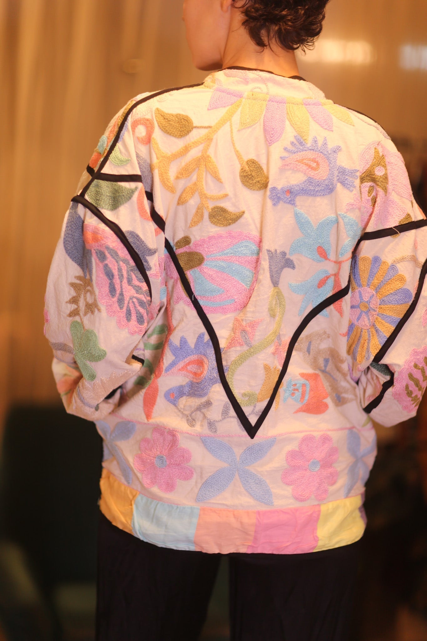 EMBROIDERED SUZANI JACKET THETTANT - sustainably made MOMO NEW YORK sustainable clothing, coatandjacket slow fashion