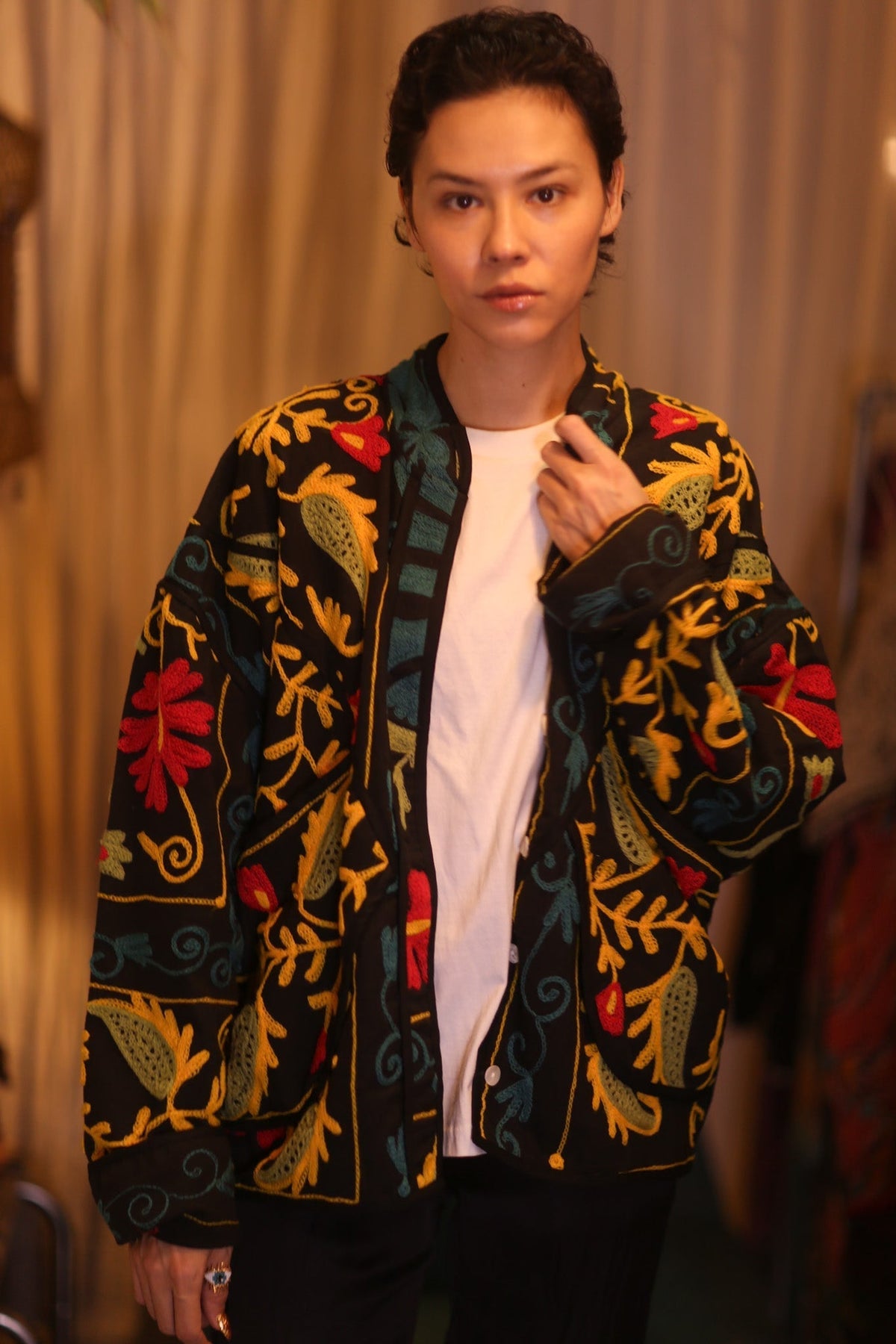 EMBROIDERED SUZANI JACKET THITKWA - MOMO STUDIO BERLIN - Berlin Concept Store - sustainable & ethical fashion