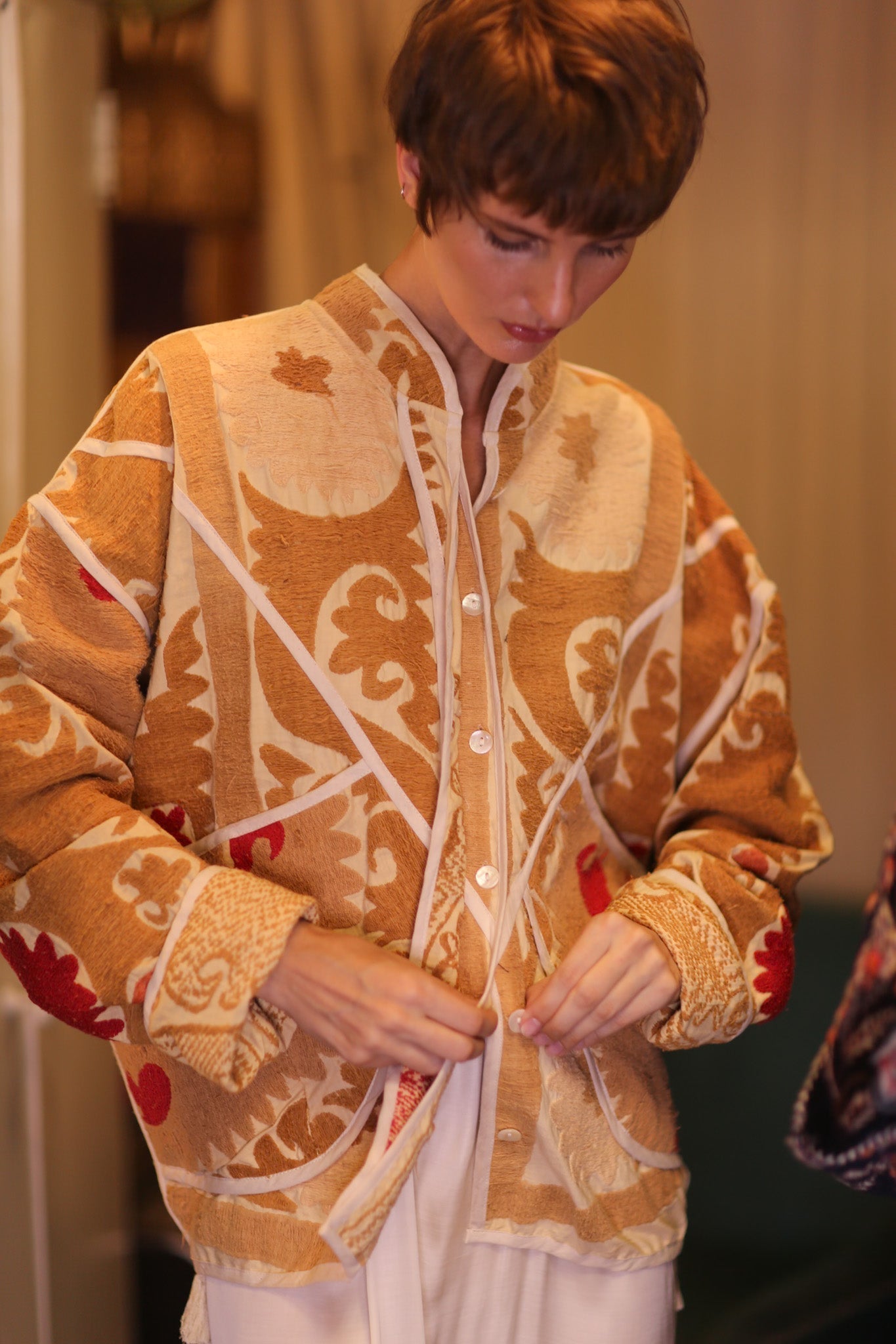 EMBROIDERED SUZANI JACKET ZARINA - MOMO STUDIO BERLIN - Berlin Concept Store - sustainable & ethical fashion