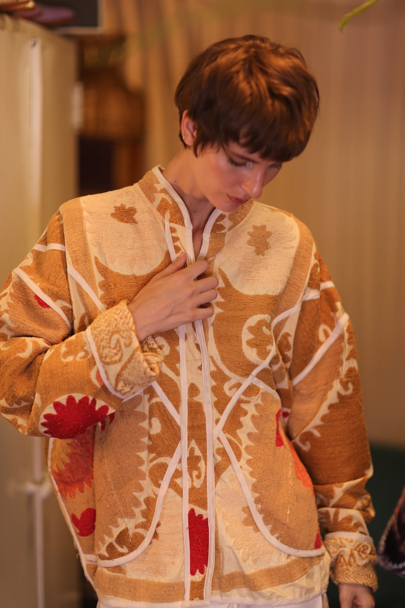 EMBROIDERED SUZANI JACKET ZARINA - MOMO STUDIO BERLIN - Berlin Concept Store - sustainable & ethical fashion