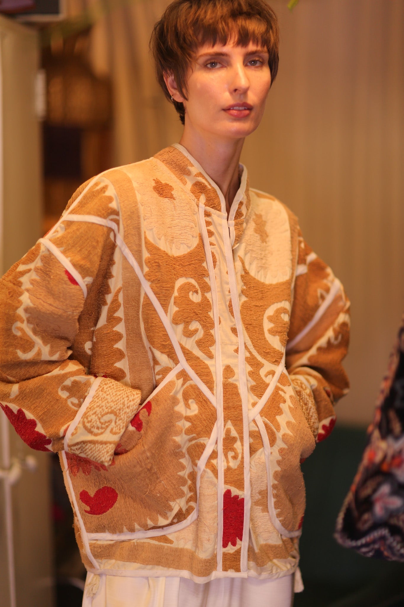 EMBROIDERED SUZANI JACKET ZARINA - MOMO STUDIO BERLIN - Berlin Concept Store - sustainable & ethical fashion