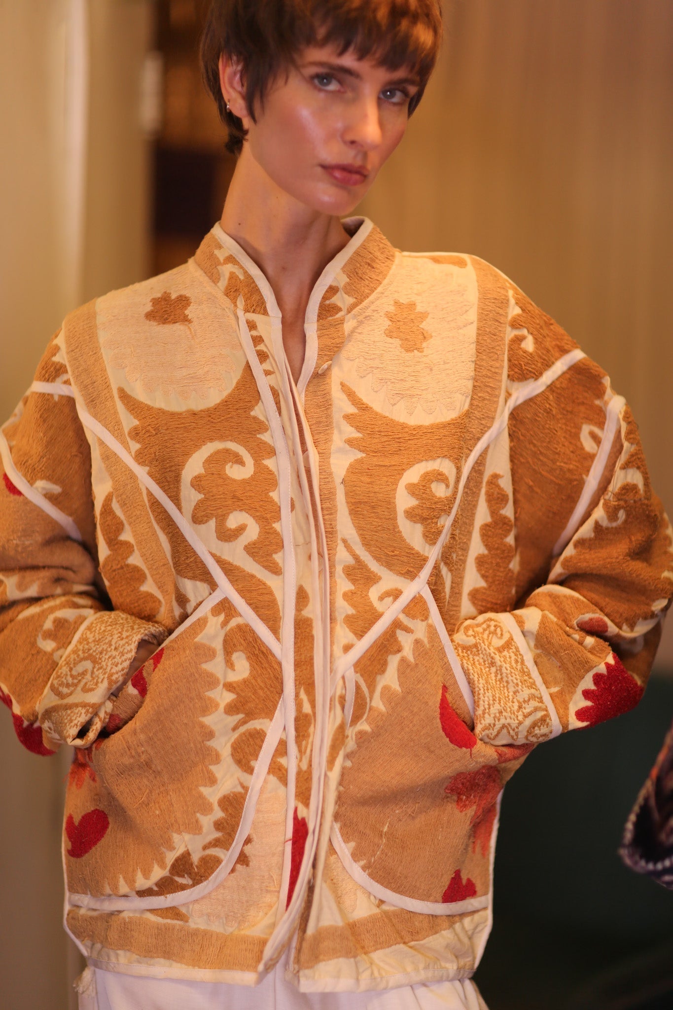 EMBROIDERED SUZANI JACKET ZARINA - MOMO STUDIO BERLIN - Berlin Concept Store - sustainable & ethical fashion