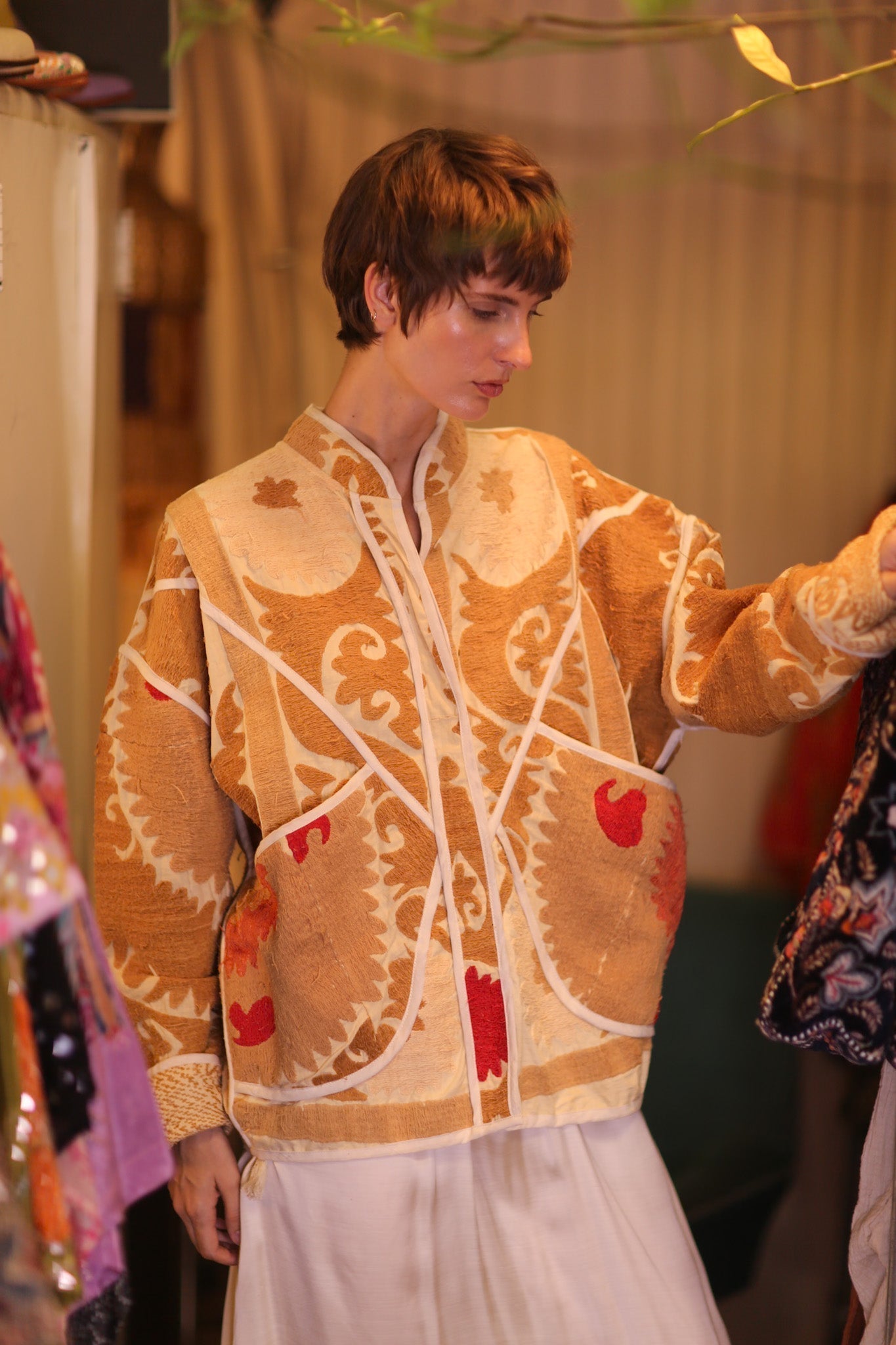 EMBROIDERED SUZANI JACKET ZARINA - MOMO STUDIO BERLIN - Berlin Concept Store - sustainable & ethical fashion
