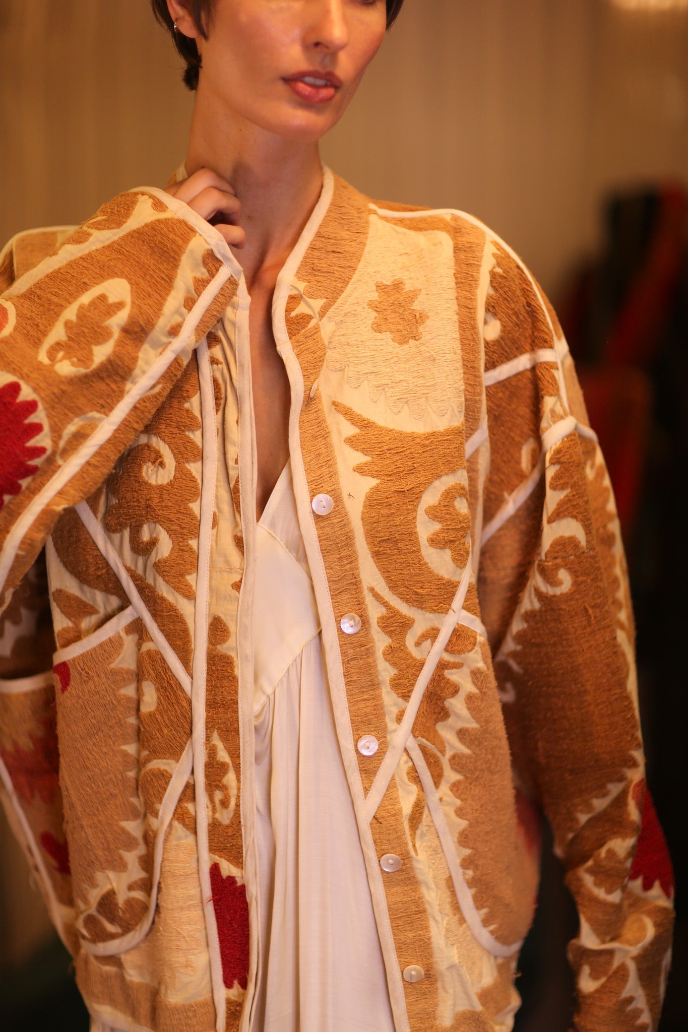 EMBROIDERED SUZANI JACKET ZARINA - MOMO STUDIO BERLIN - Berlin Concept Store - sustainable & ethical fashion