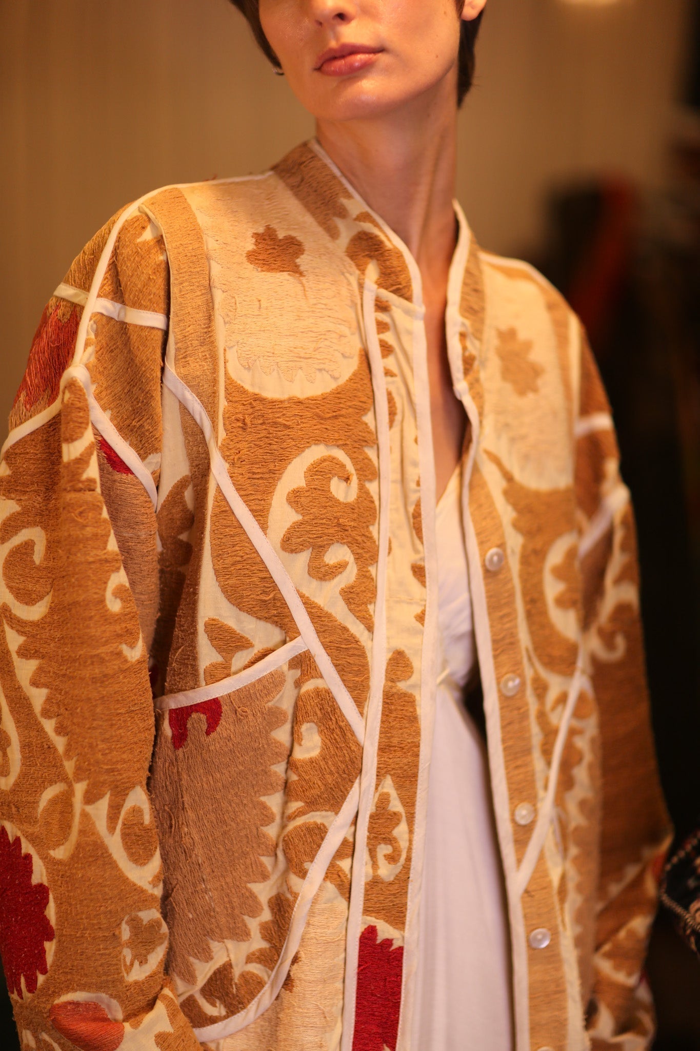 EMBROIDERED SUZANI JACKET ZARINA - MOMO STUDIO BERLIN - Berlin Concept Store - sustainable & ethical fashion