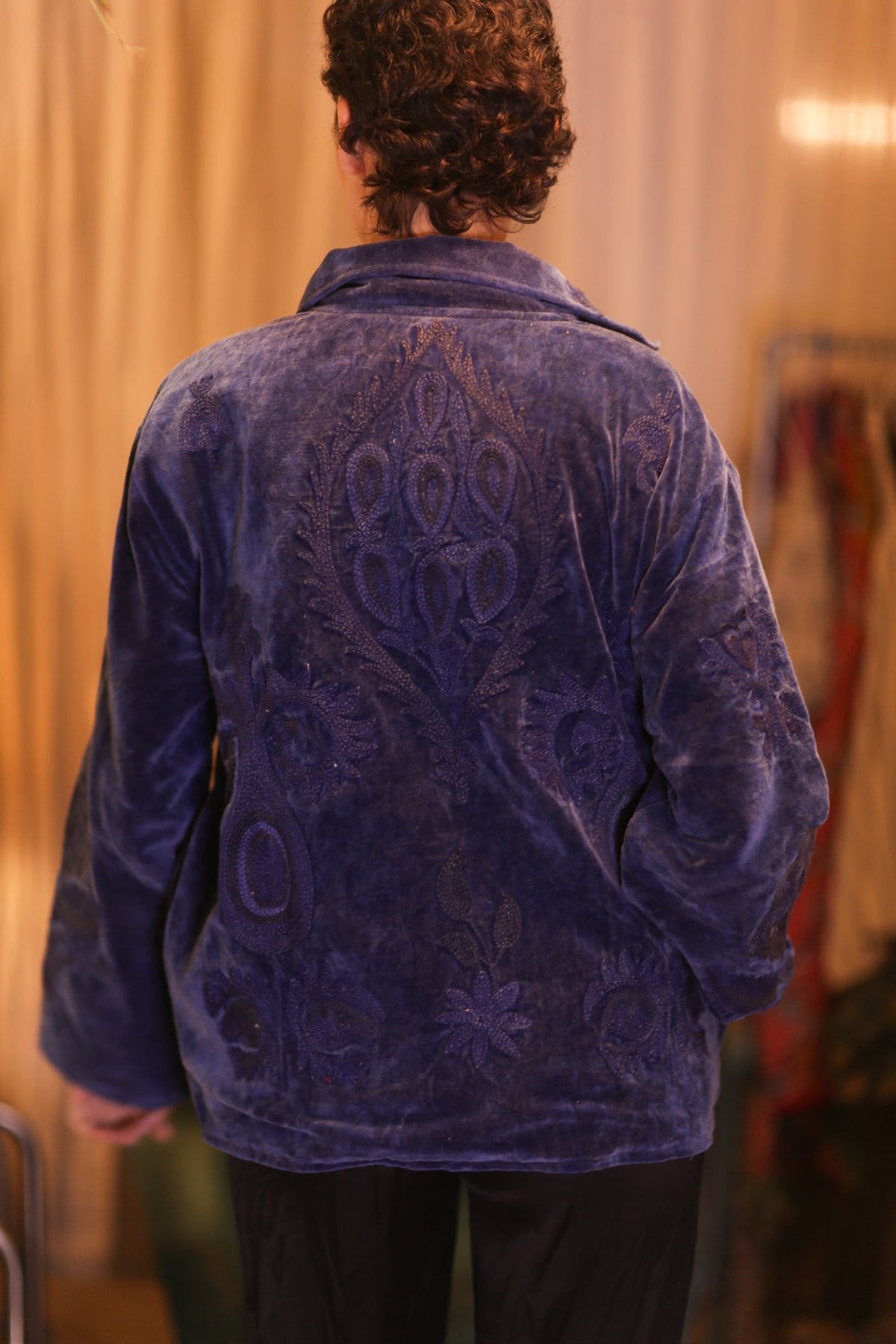 EMBROIDERED VELVET JACKET CHAE - MOMO STUDIO BERLIN - Berlin Concept Store - sustainable & ethical fashion