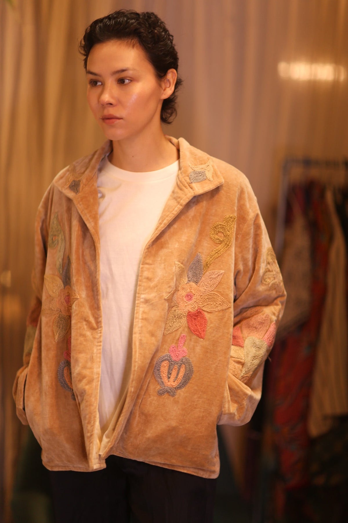 EMBROIDERED VELVET JACKET CHAO - MOMO STUDIO BERLIN - Berlin Concept Store - sustainable & ethical fashion
