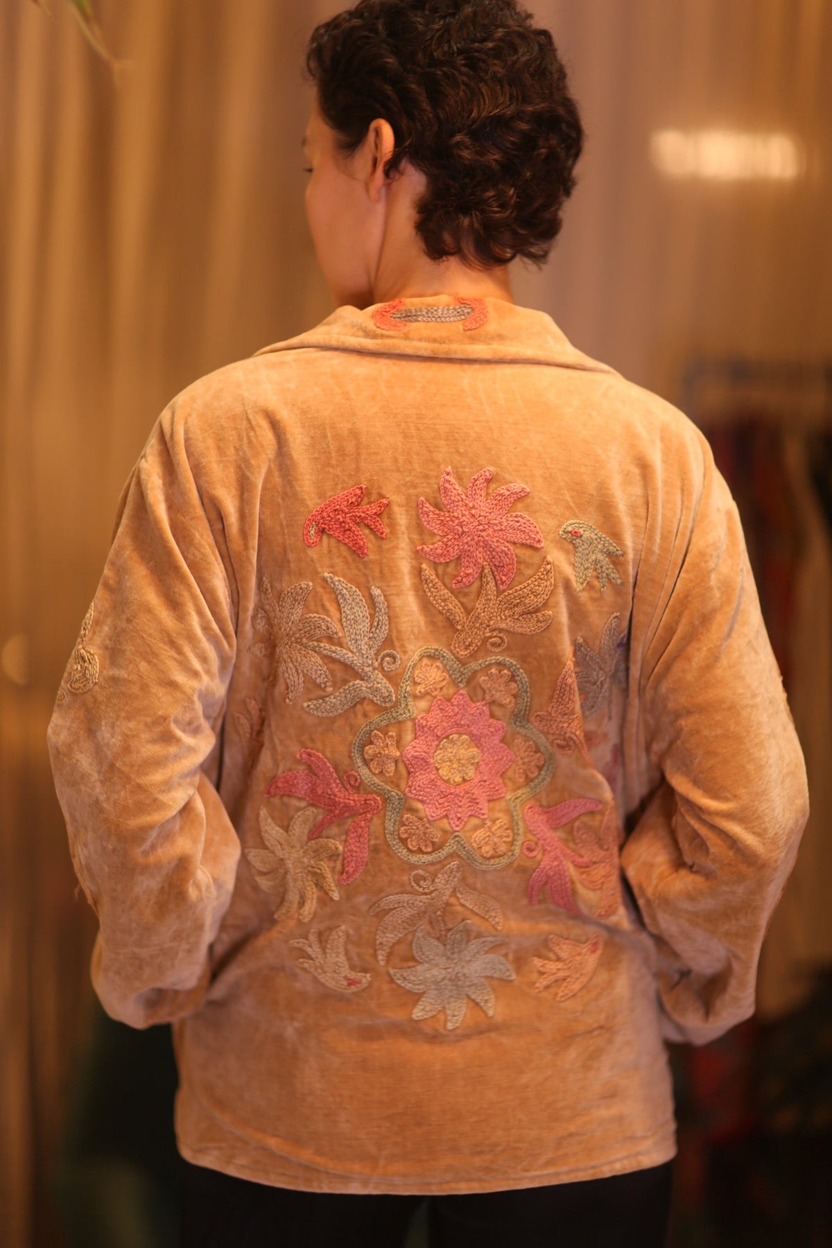 EMBROIDERED VELVET JACKET CHAO - MOMO STUDIO BERLIN - Berlin Concept Store - sustainable & ethical fashion
