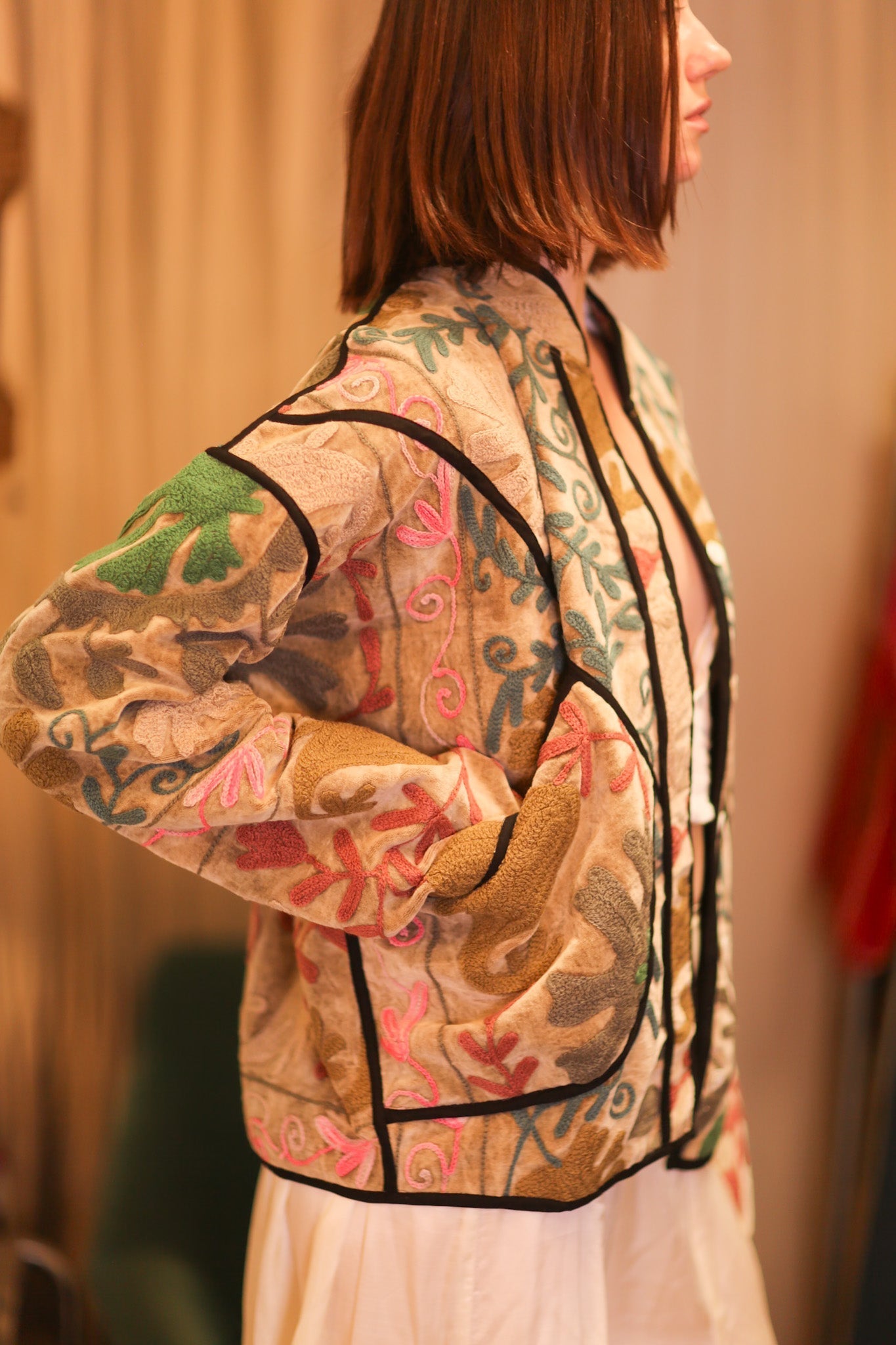 EMBROIDERED VELVET JACKET GORKIN - MOMO STUDIO BERLIN - Berlin Concept Store - sustainable & ethical fashion