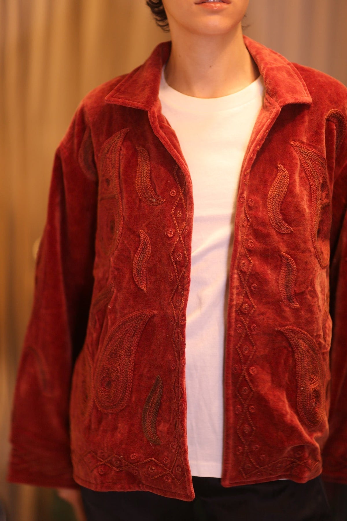 EMBROIDERED VELVET JACKET HIRAI - MOMO STUDIO BERLIN - Berlin Concept Store - sustainable & ethical fashion