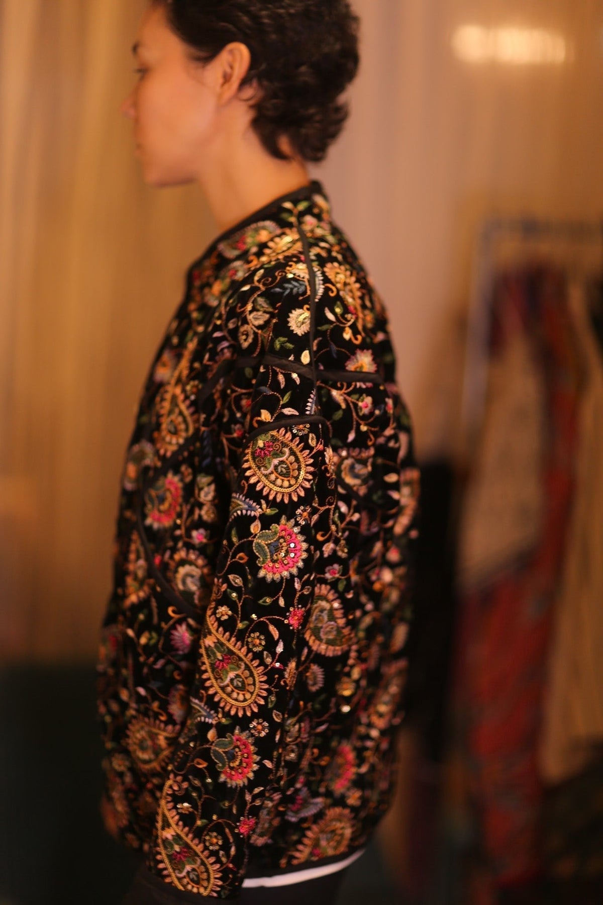 EMBROIDERED VELVET JACKET HYO - MOMO STUDIO BERLIN - Berlin Concept Store - sustainable & ethical fashion