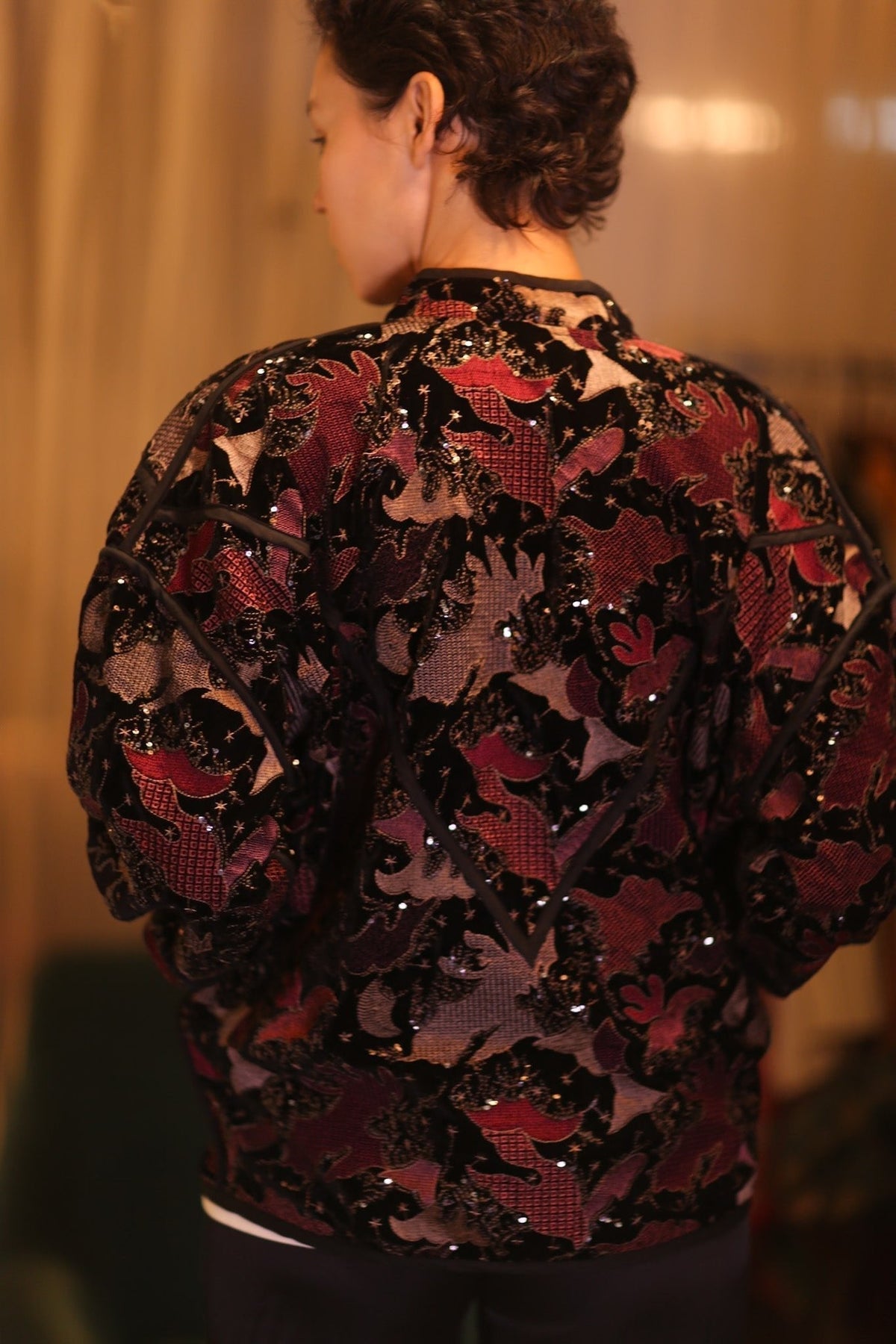 EMBROIDERED VELVET JACKET NYX - MOMO STUDIO BERLIN - Berlin Concept Store - sustainable & ethical fashion