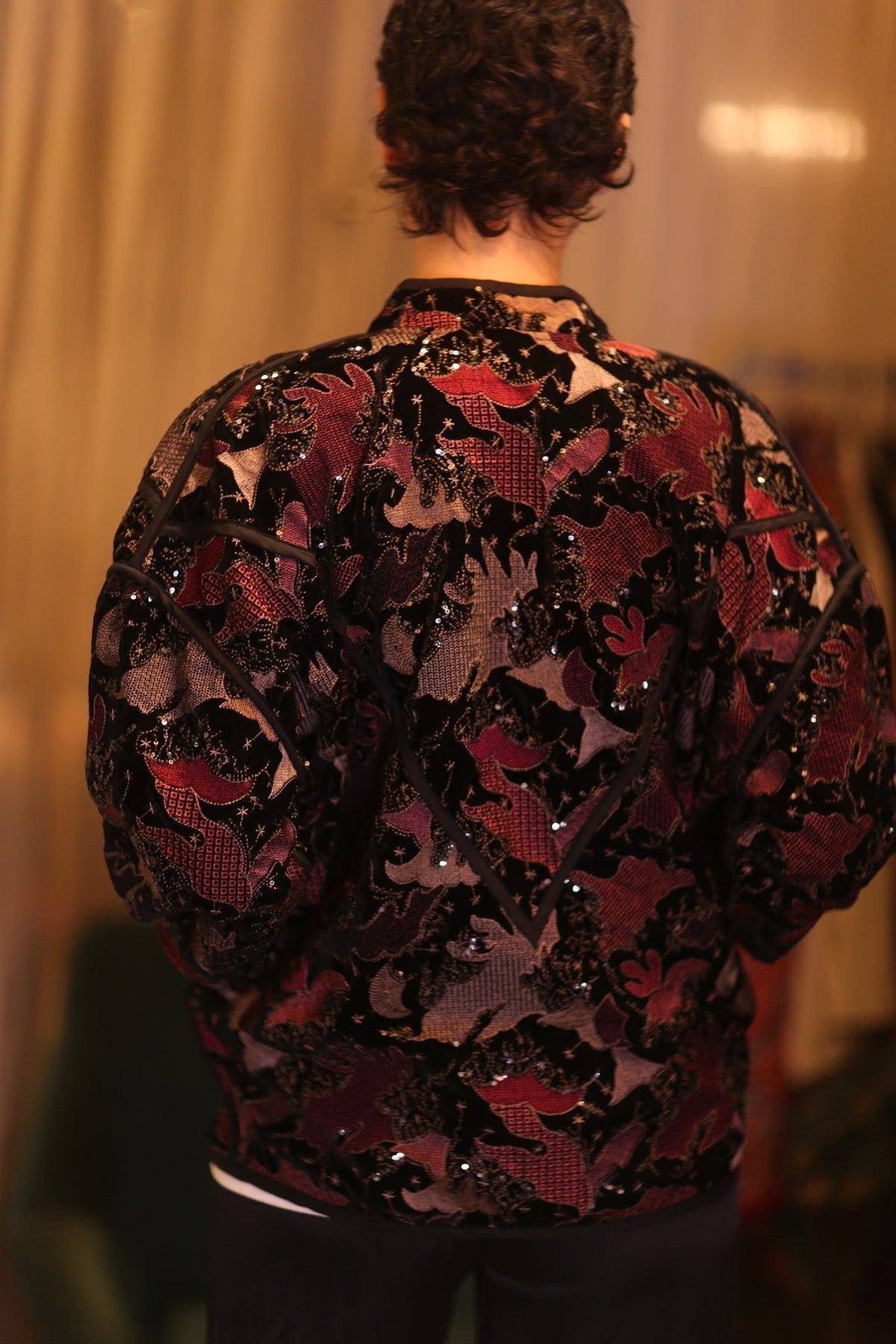 EMBROIDERED VELVET JACKET NYX - MOMO STUDIO BERLIN - Berlin Concept Store - sustainable & ethical fashion