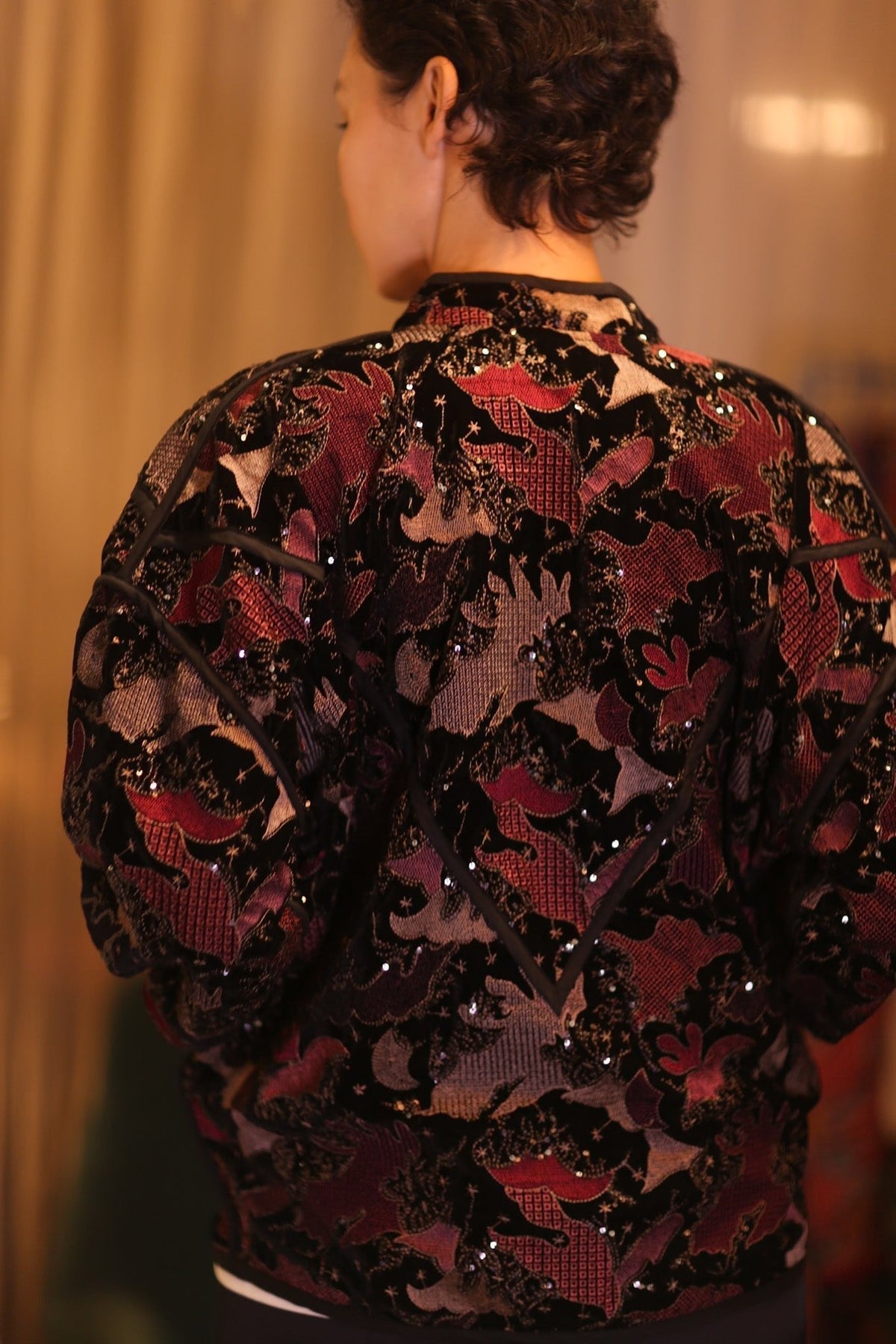 EMBROIDERED VELVET JACKET NYX - MOMO STUDIO BERLIN - Berlin Concept Store - sustainable & ethical fashion