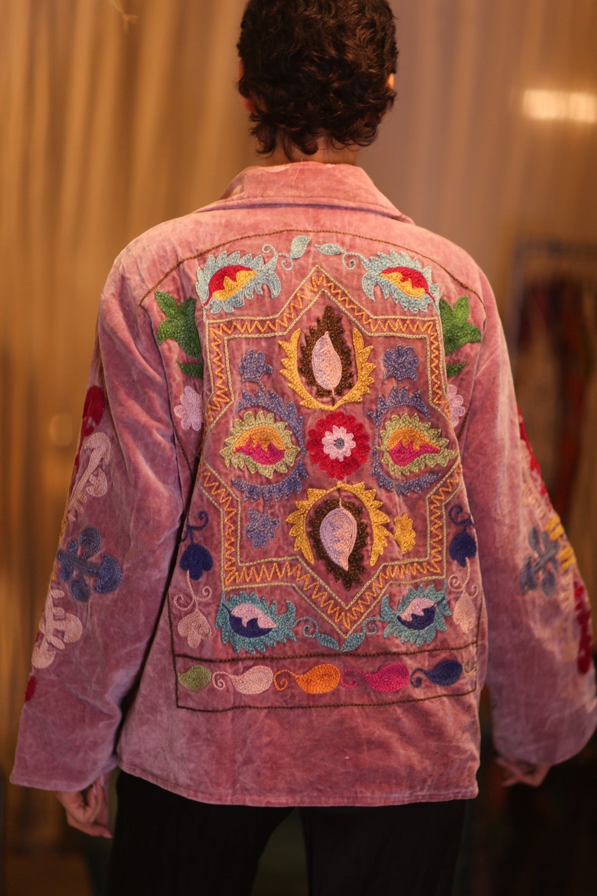 EMBROIDERED VELVET JACKET YEON - MOMO STUDIO BERLIN - Berlin Concept Store - sustainable & ethical fashion