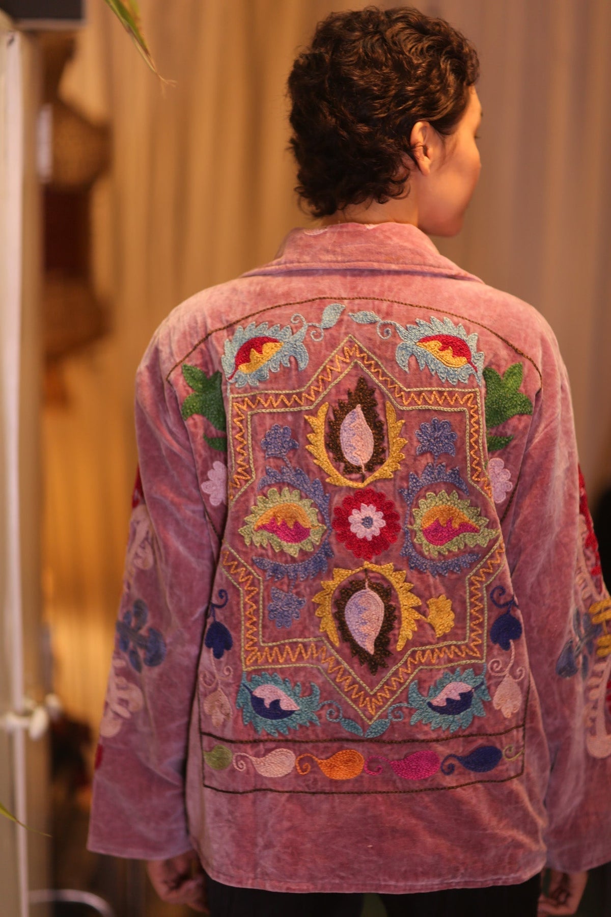 EMBROIDERED VELVET JACKET YEON - MOMO STUDIO BERLIN - Berlin Concept Store - sustainable & ethical fashion