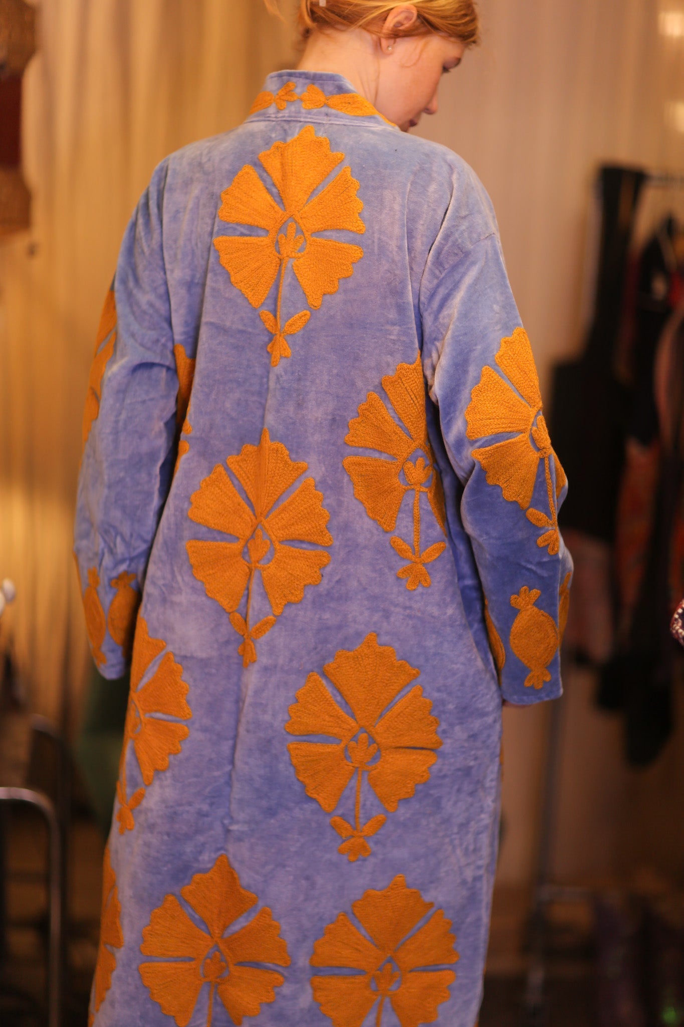 EMBROIDERED VELVET LONG COAT MISCHKA PNAM - MOMO STUDIO BERLIN - Berlin Concept Store - sustainable & ethical fashion
